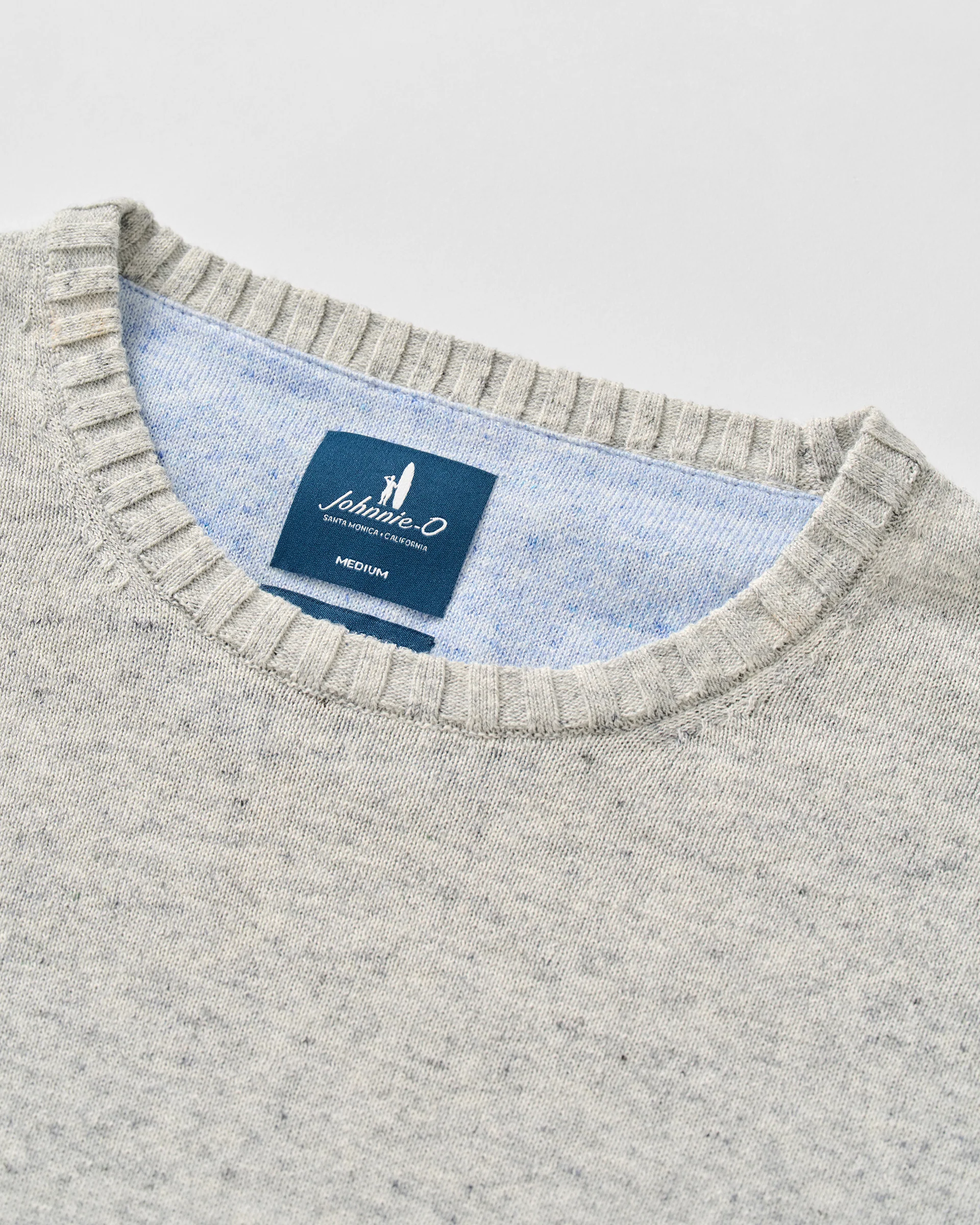 Albus Heathered Linen Blend Crewneck Sweater - Image 5