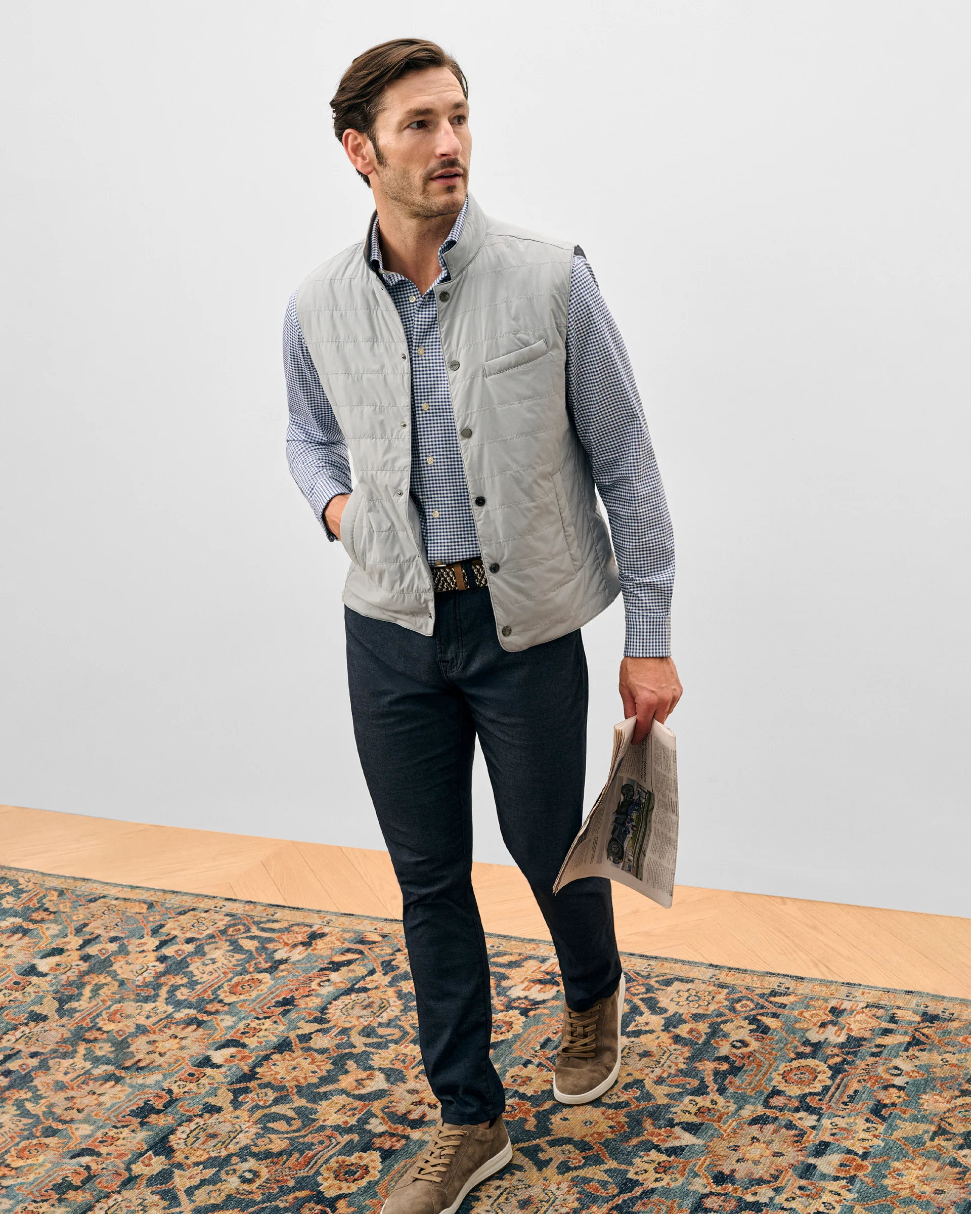 Bauer Snap Front Quilted Vest - Image 3