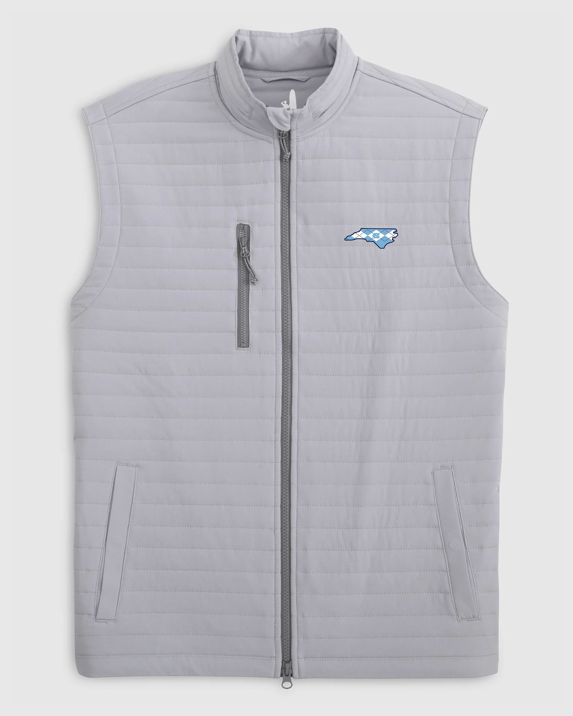 University of North Carolina Crosswind Quilted Performance Vest - Argyle Logo