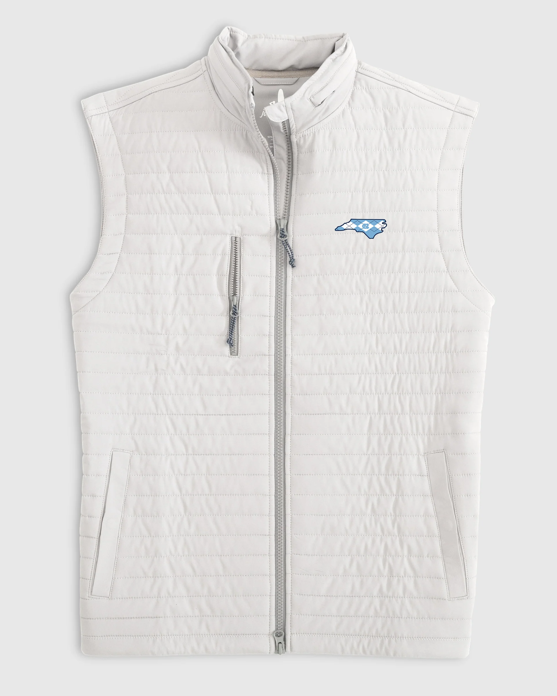 University of North Carolina Crosswind Quilted Performance Vest - Argyle Logo - Image 3