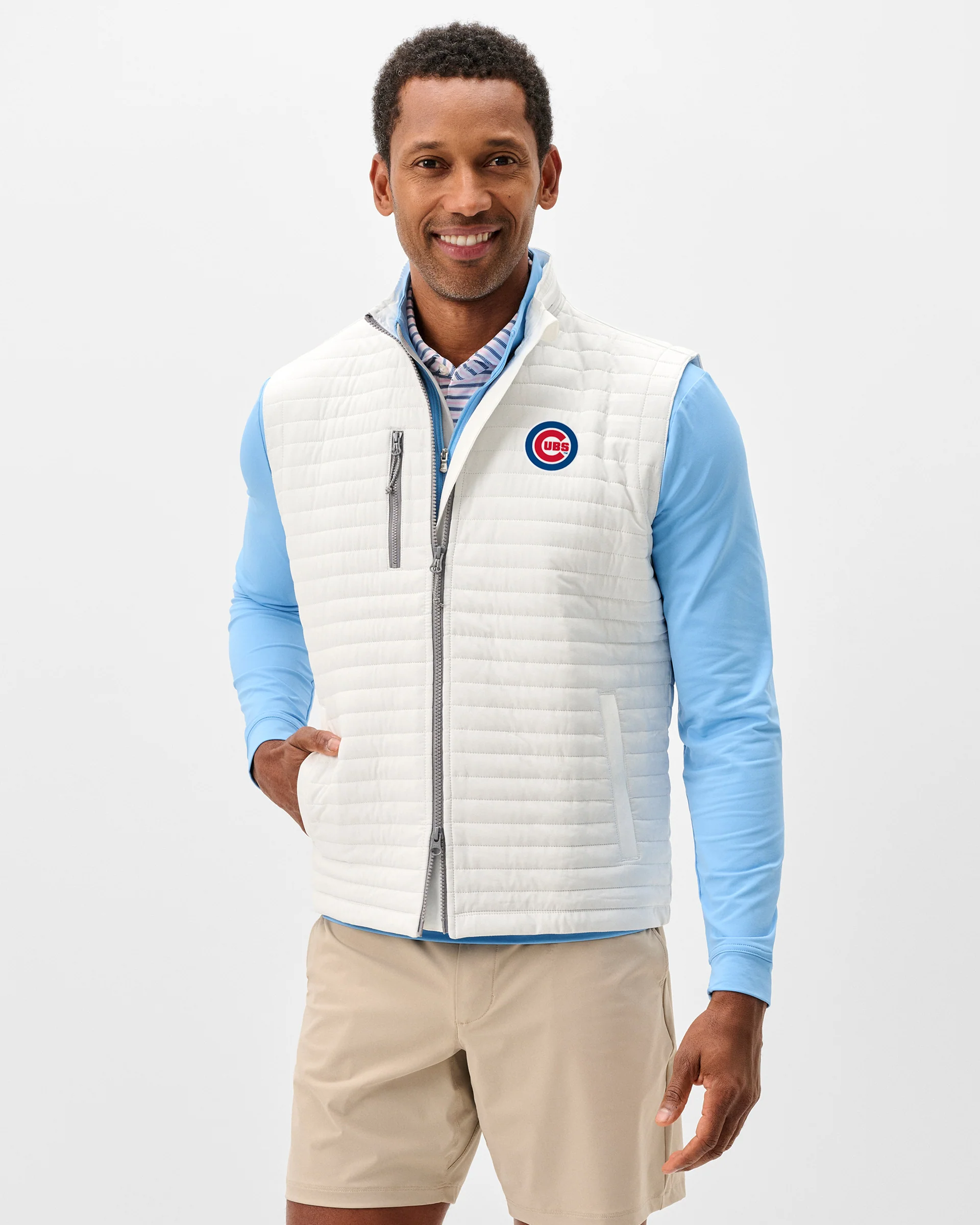Chicago Cubs Crosswind Quilted Performance Vest - Image 11