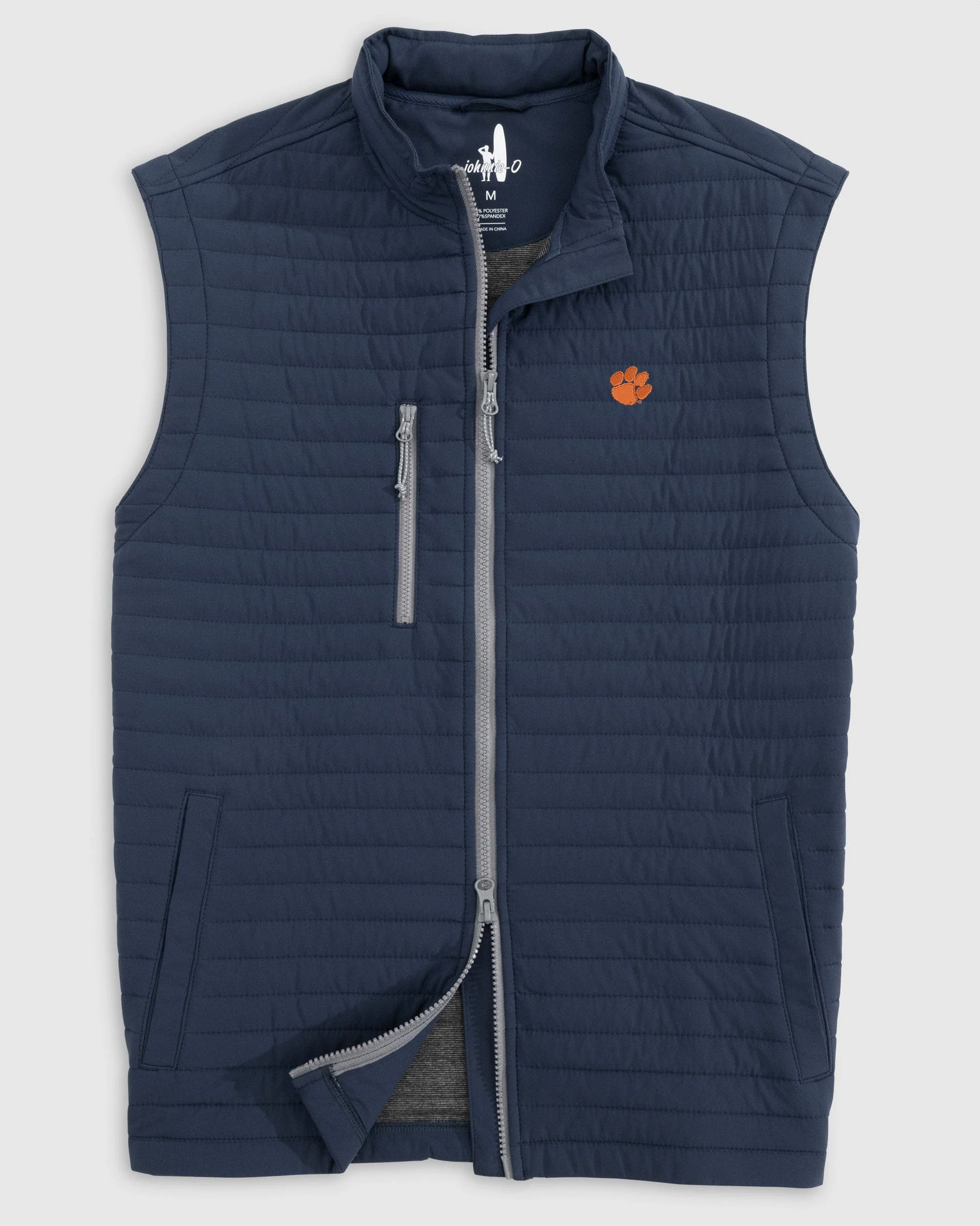 Clemson University Crosswind Quilted Performance Vest - Image 4