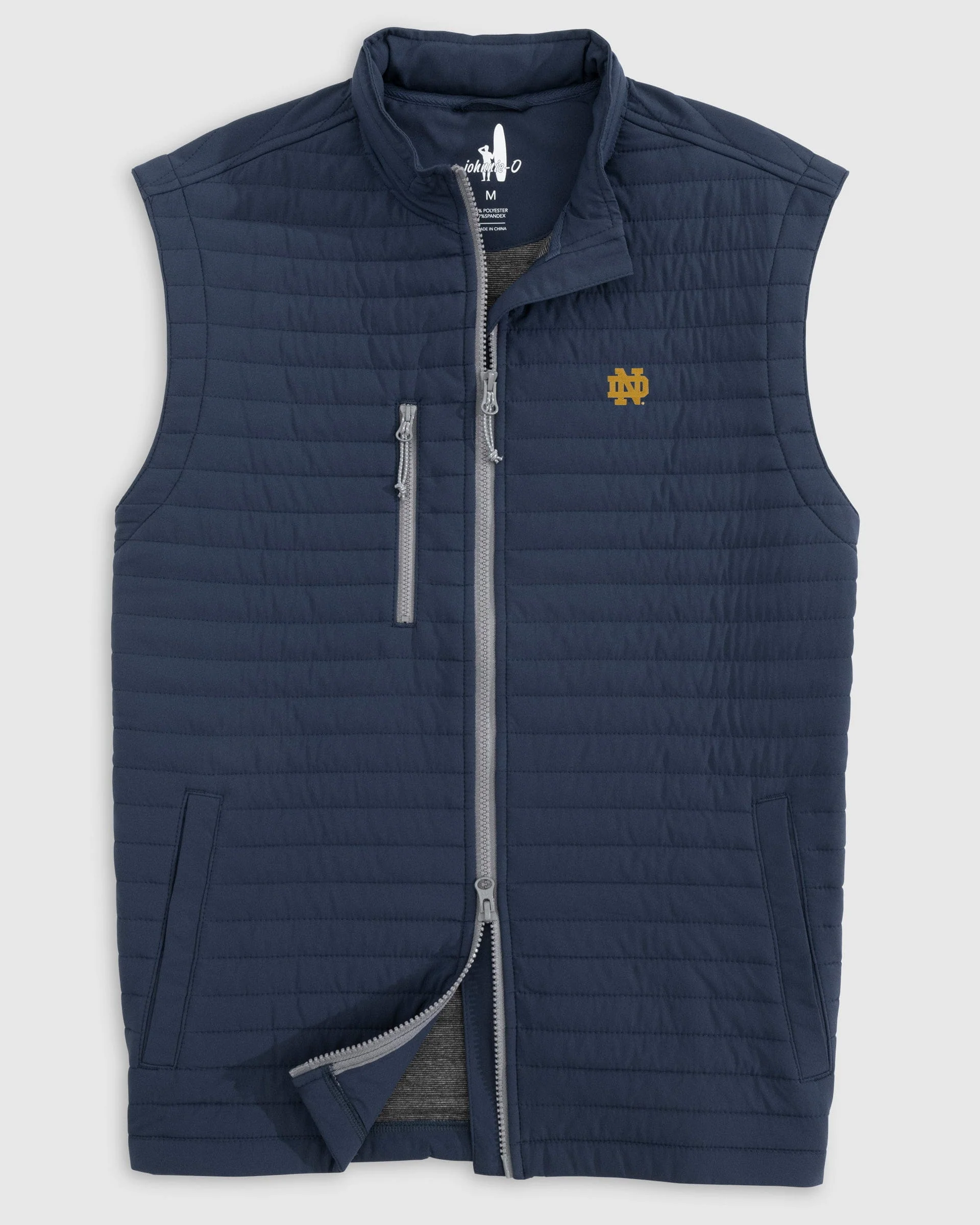 Notre Dame Crosswind Quilted Performance Vest - Image 2