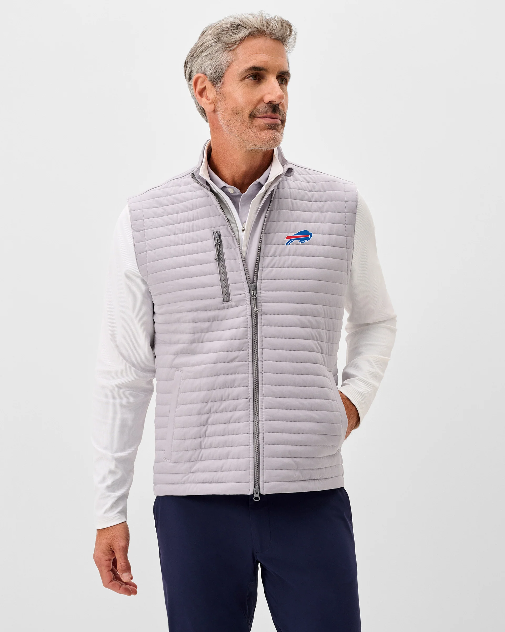 Buffalo Bills Crosswind Quilted Performance Vest - Image 9