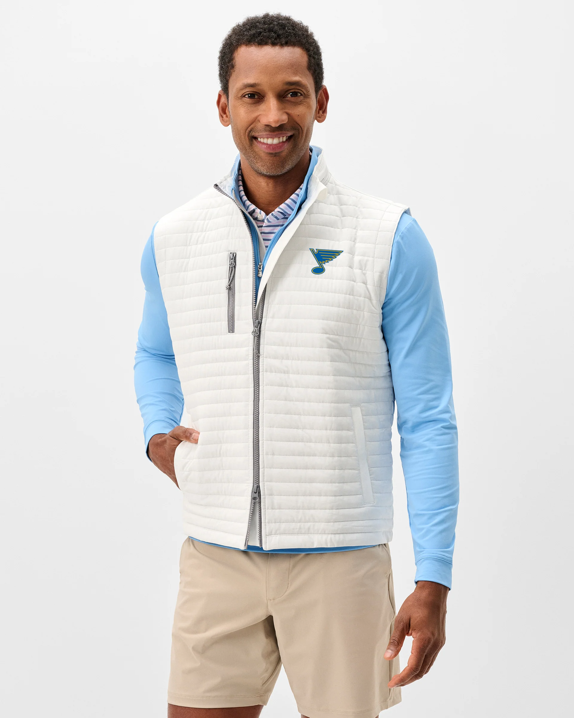 St. Louis Blues Crosswind Quilted Performance Vest - Image 12