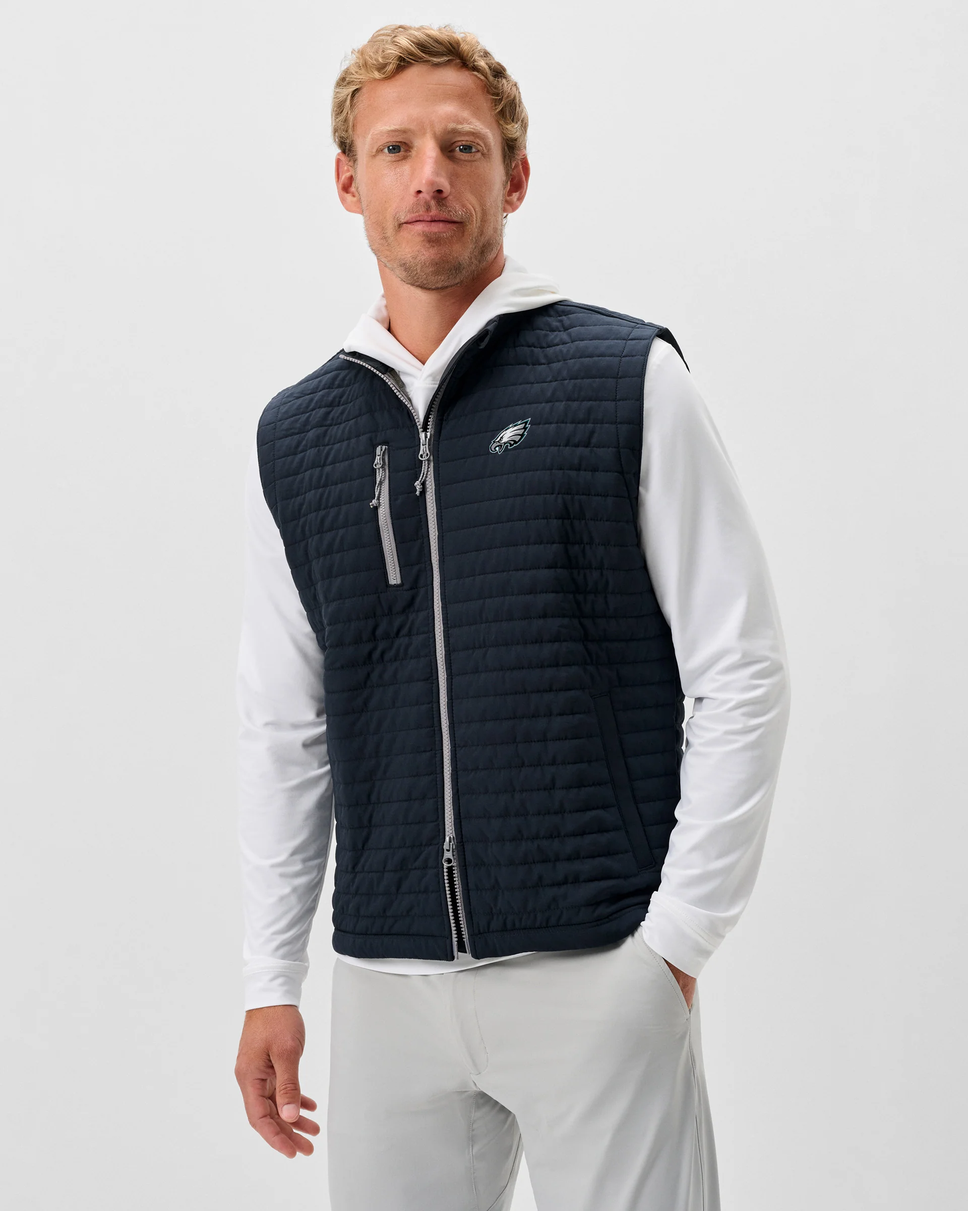 Philadelphia Eagles Crosswind Quilted Performance Vest - Image 8