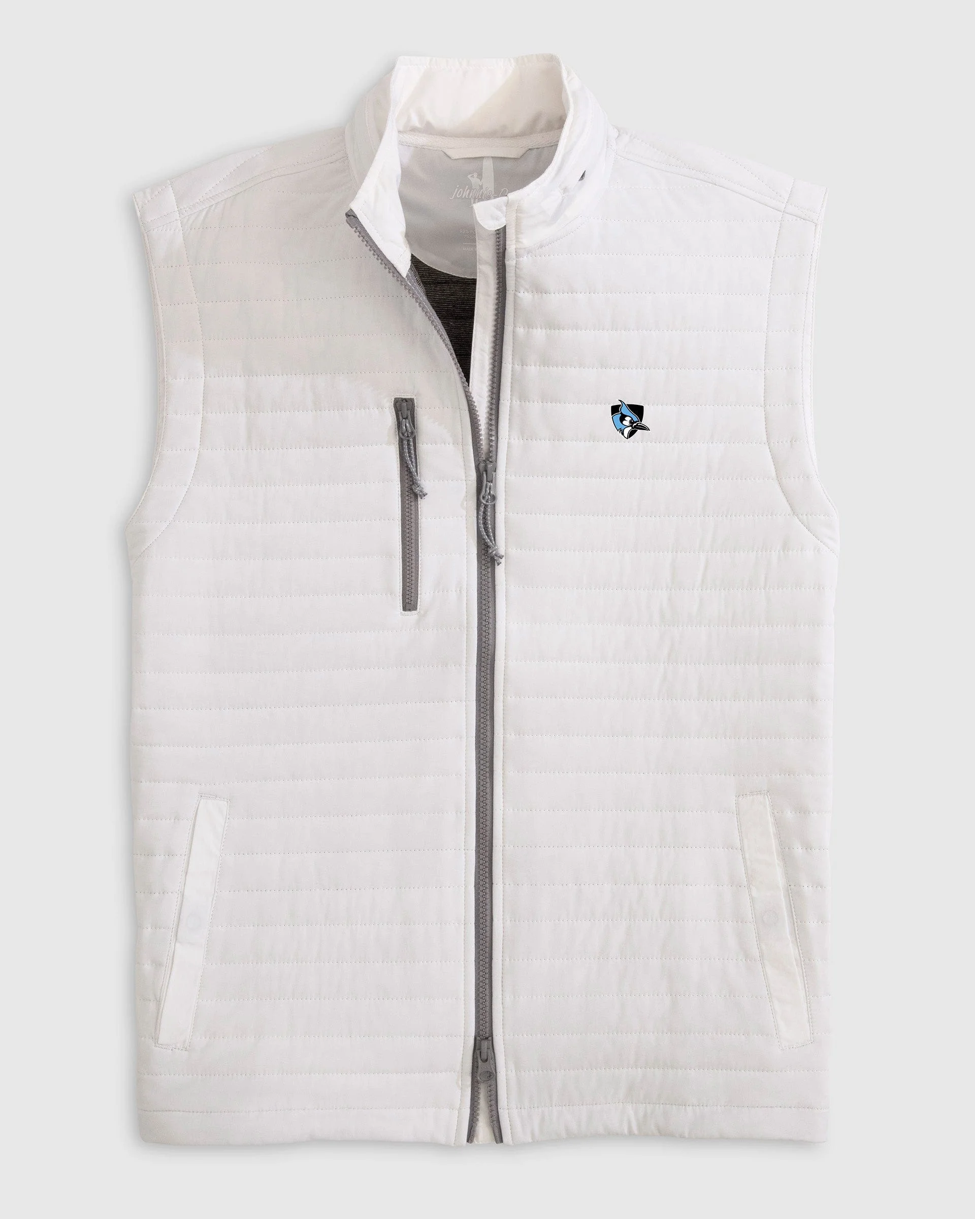 Johns Hopkins Crosswind Quilted Performance Vest - Athletic Logo