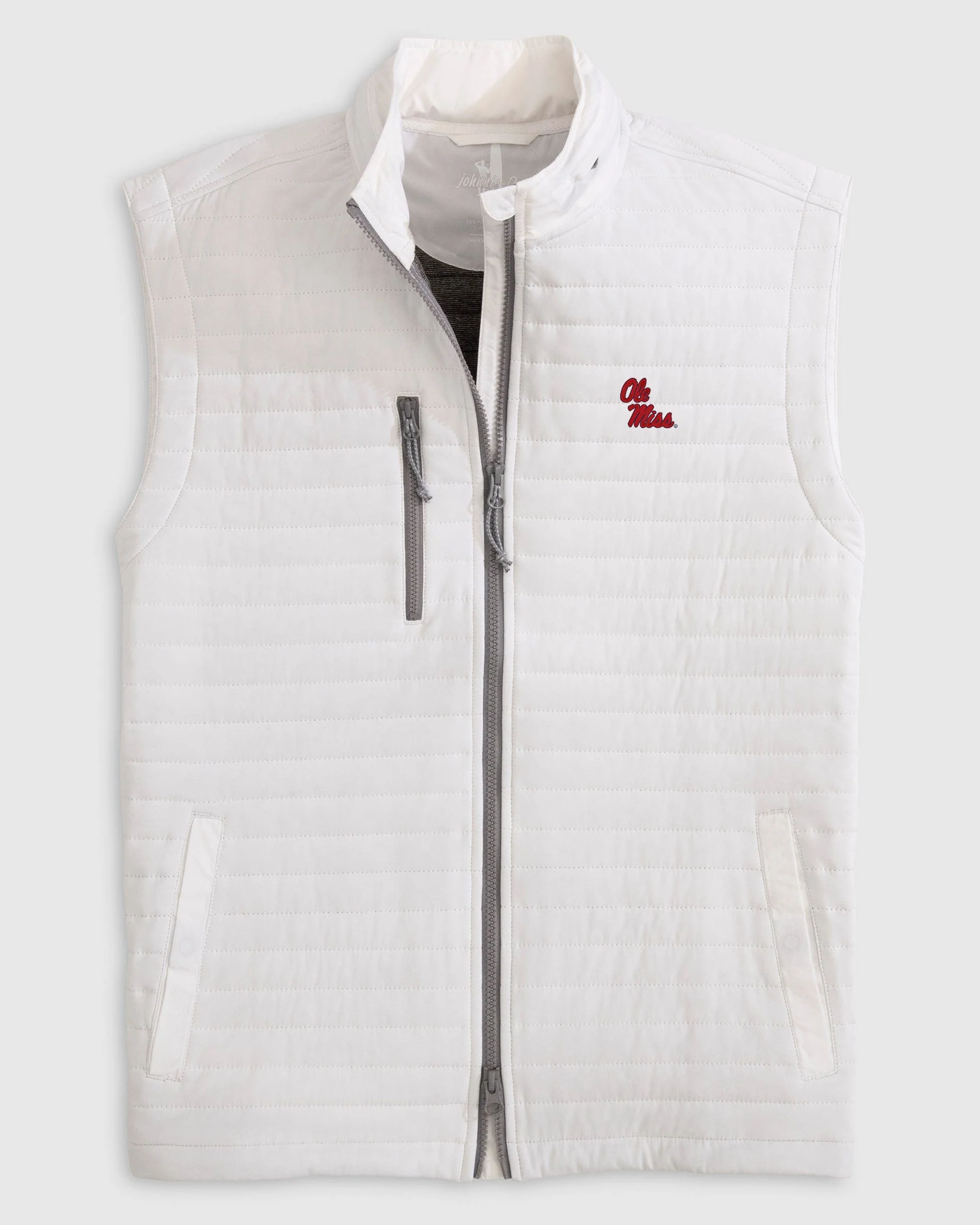 Ole Miss Crosswind Quilted Performance Vest - Stacked Logo - Image 3