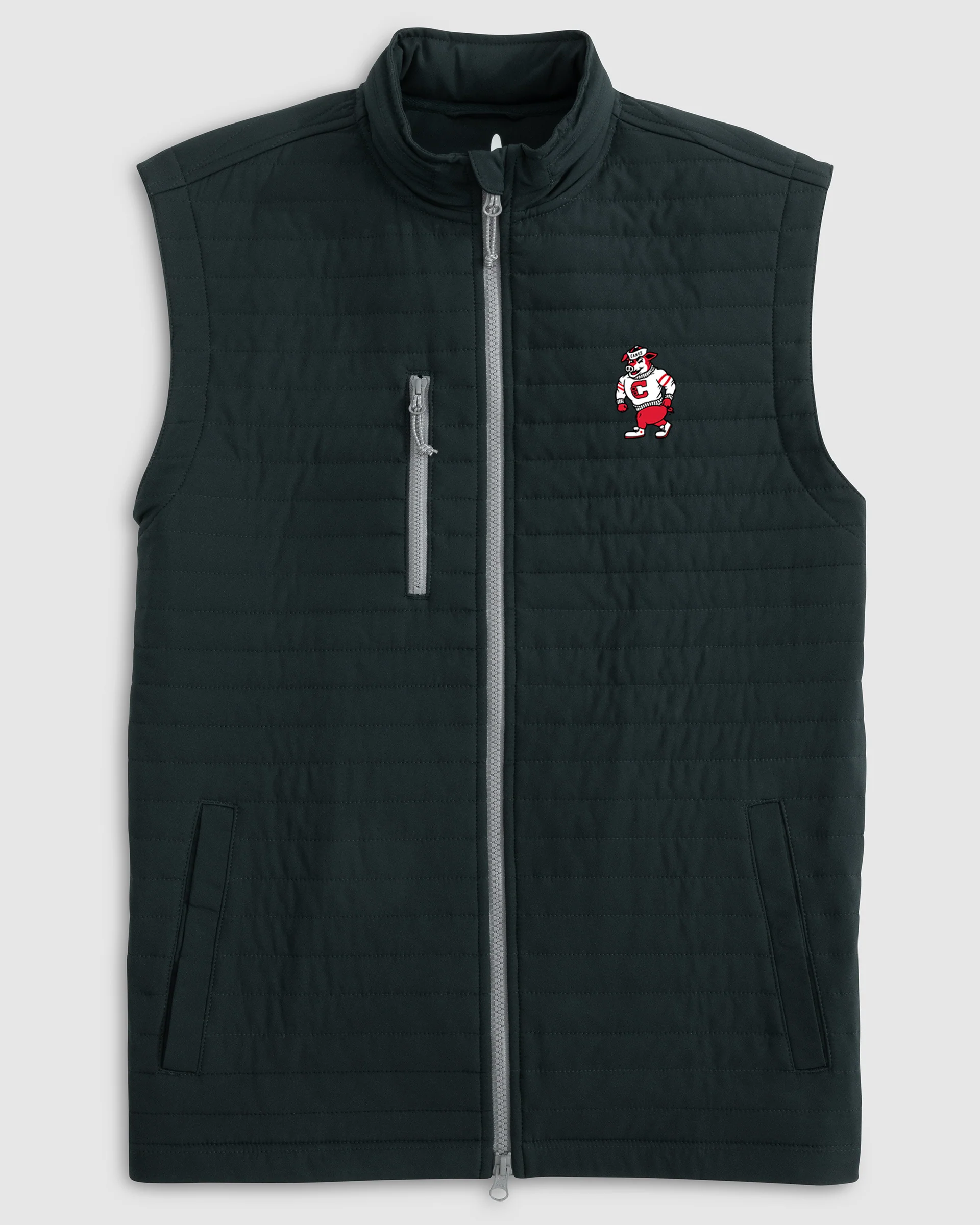 Carolina Hurricanes Crosswind Quilted Performance Vest - Struttin' Stormy Logo