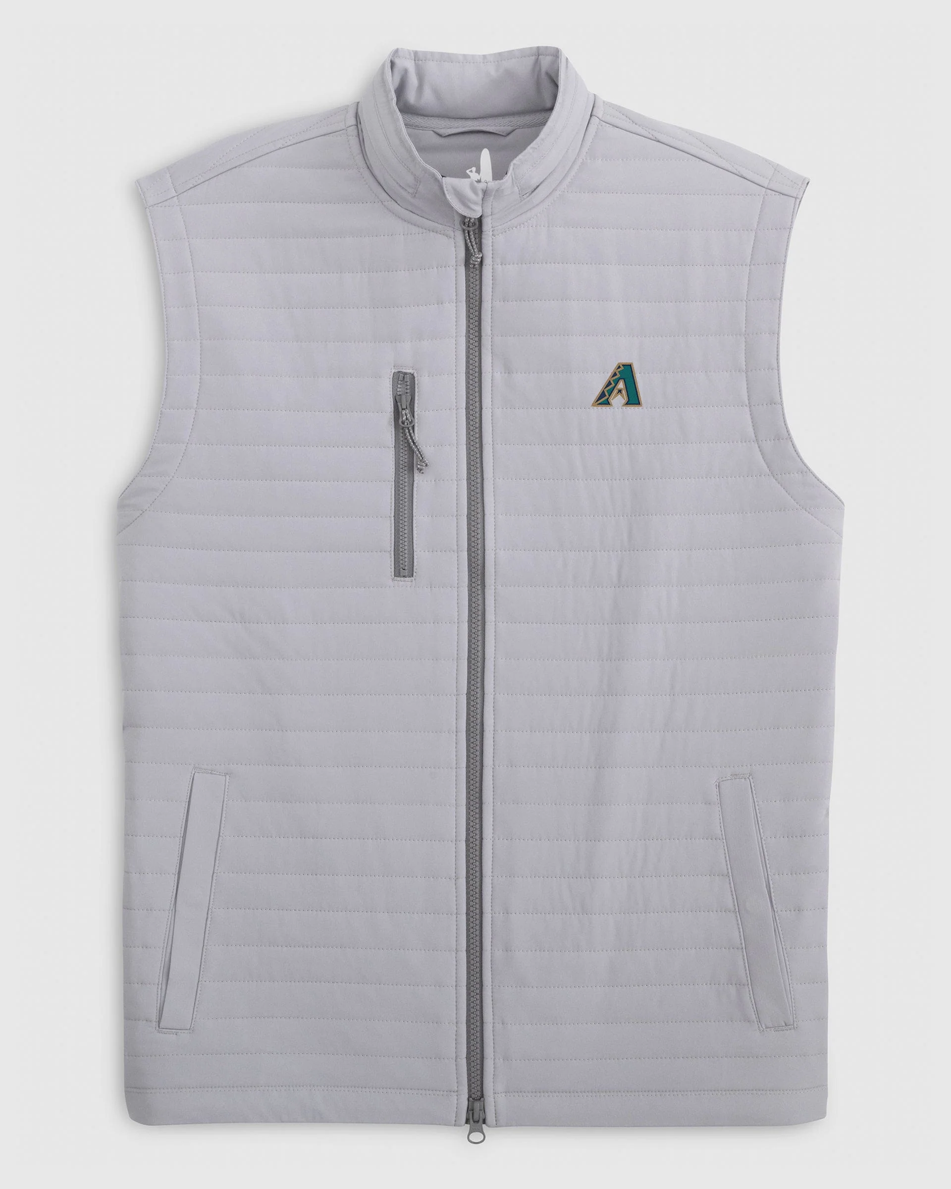 Arizona Diamondbacks Crosswind Quilted Performance Vest - Cooperstown Logo - Image 2