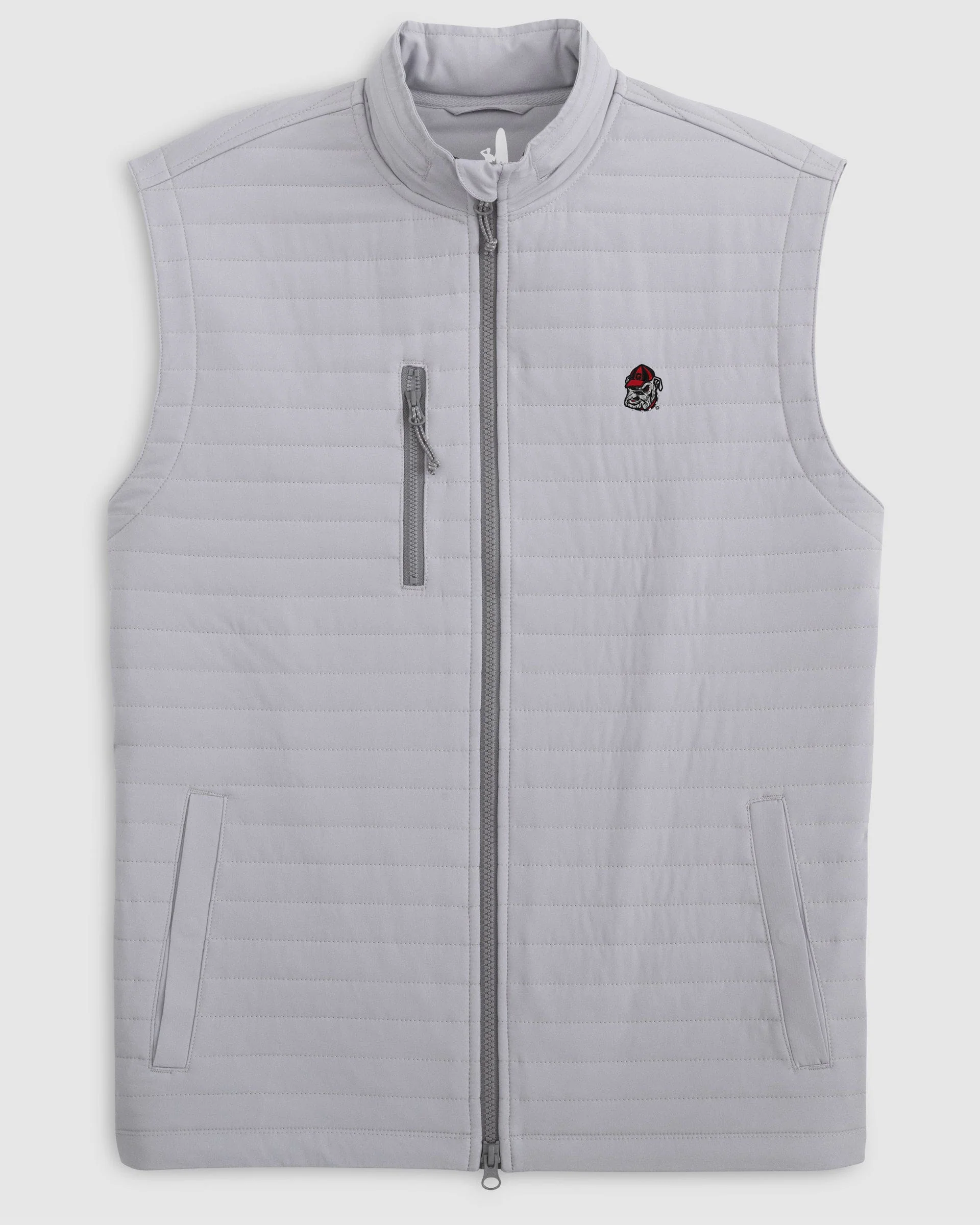 Georgia Crosswind Quilted Performance Vest - Bulldog Head Logo - Image 2