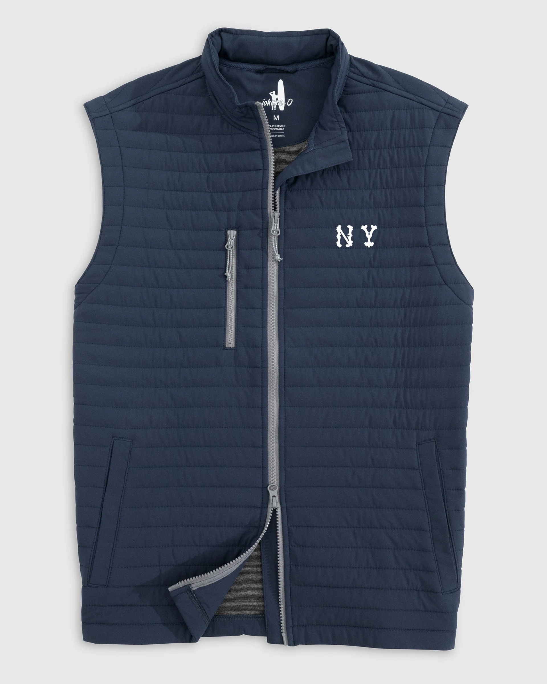New York Yankees Crosswind Quilted Performance Vest - Cooperstown Logo - Image 2