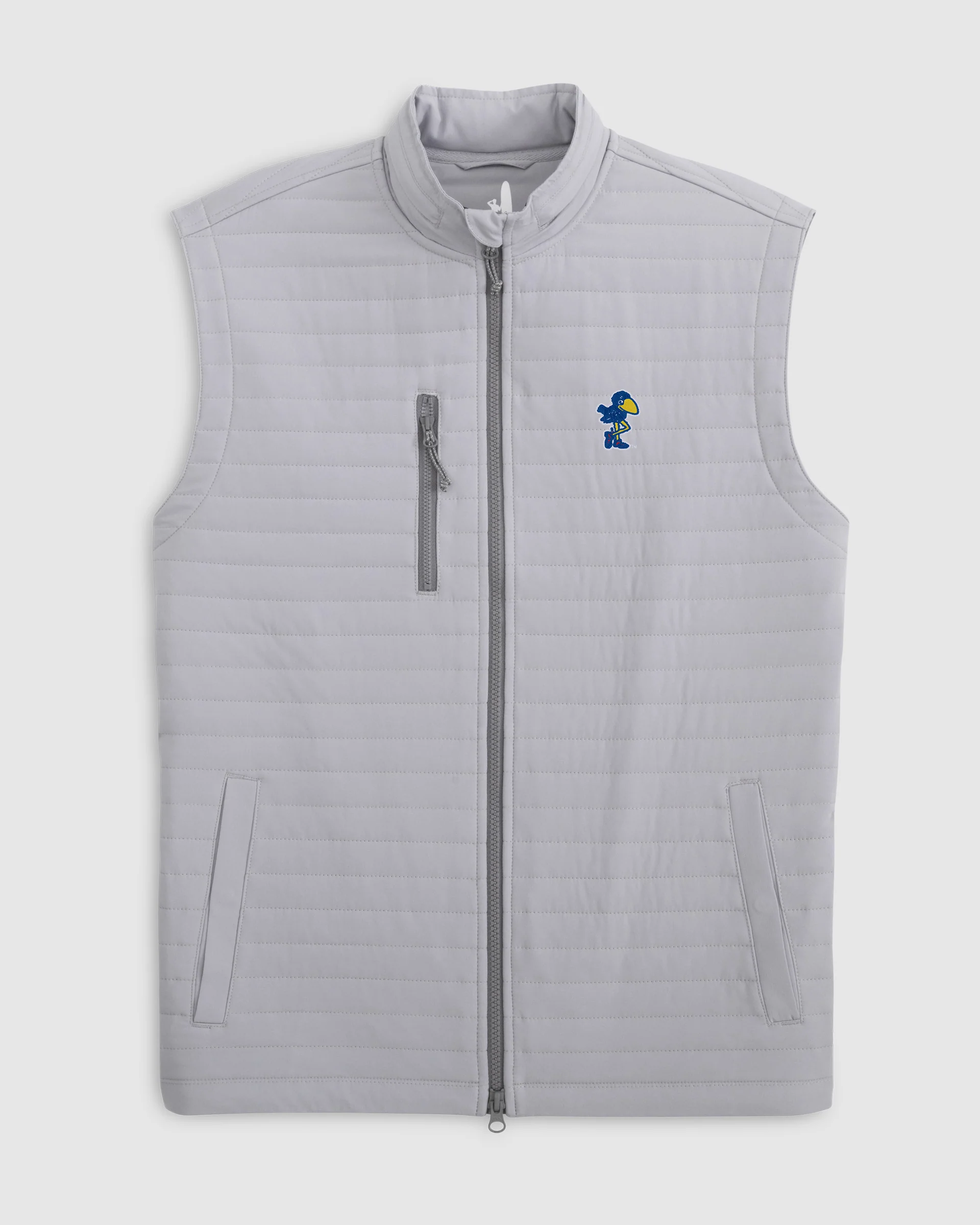 Kansas Crosswind Quilted Performance Vest - Vault Logo