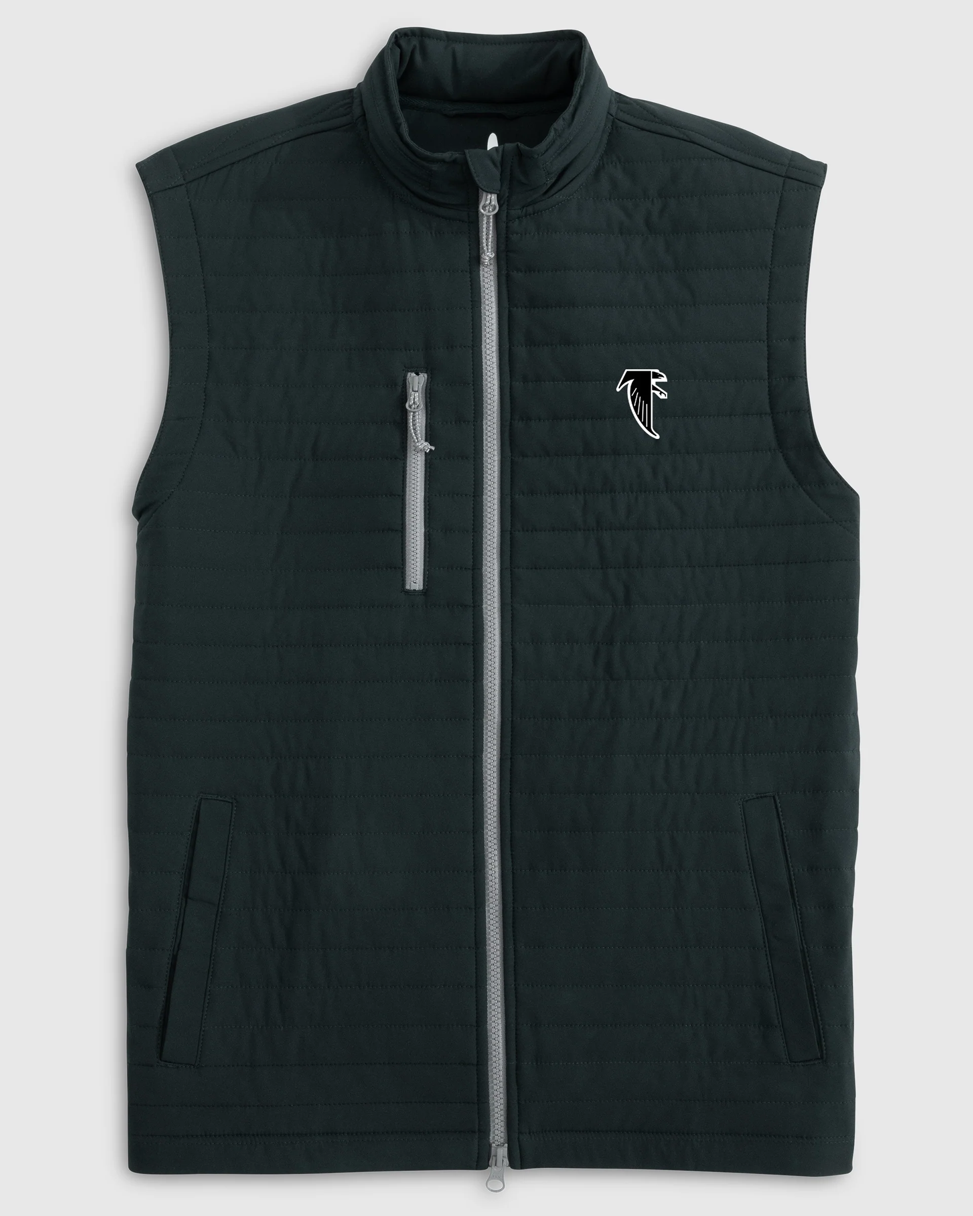 Atlanta Falcons Crosswind Quilted Performance Vest - Classic Logo