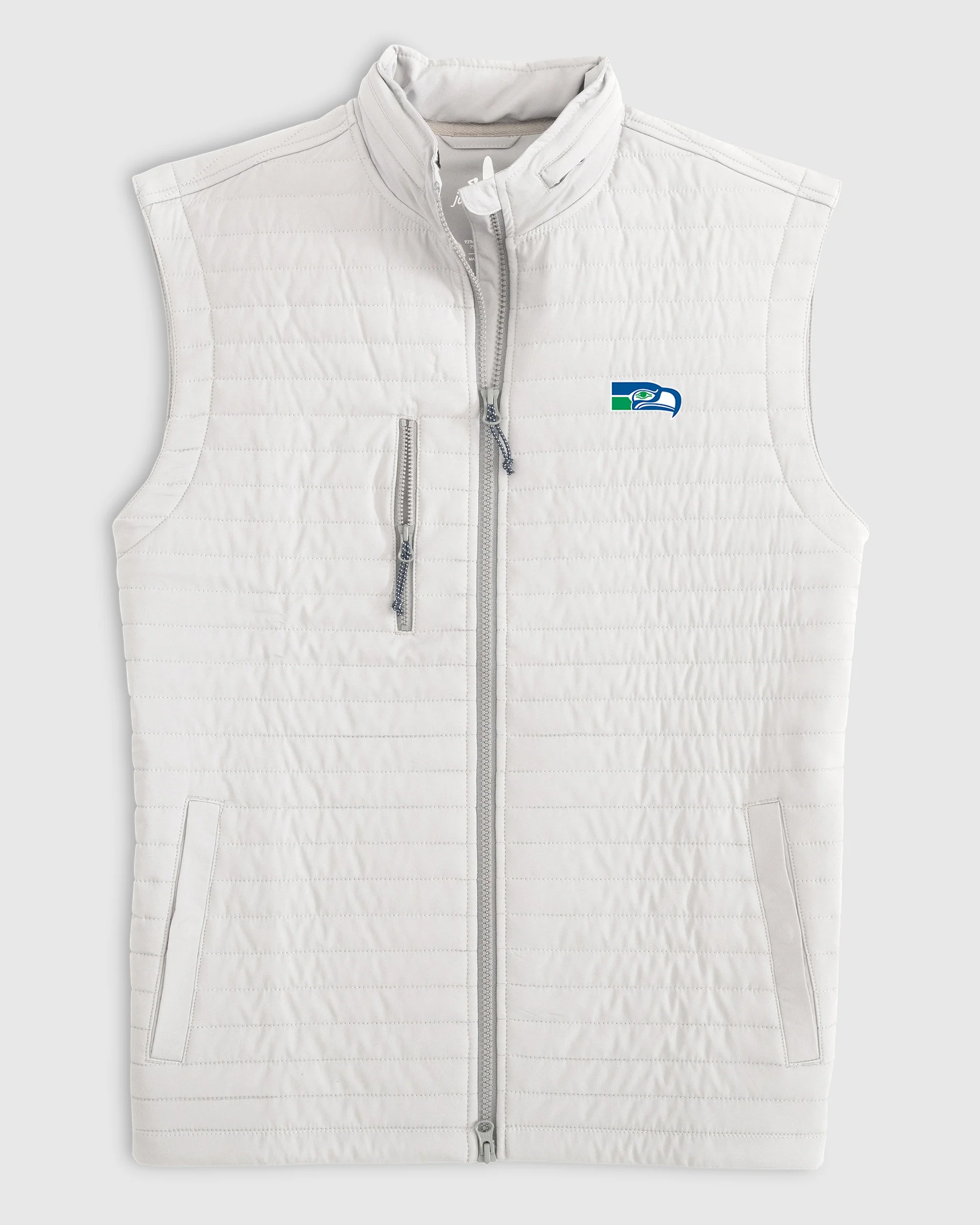 Seattle Seahawks Crosswind Quilted Performance Vest - Classic Logo - Image 3