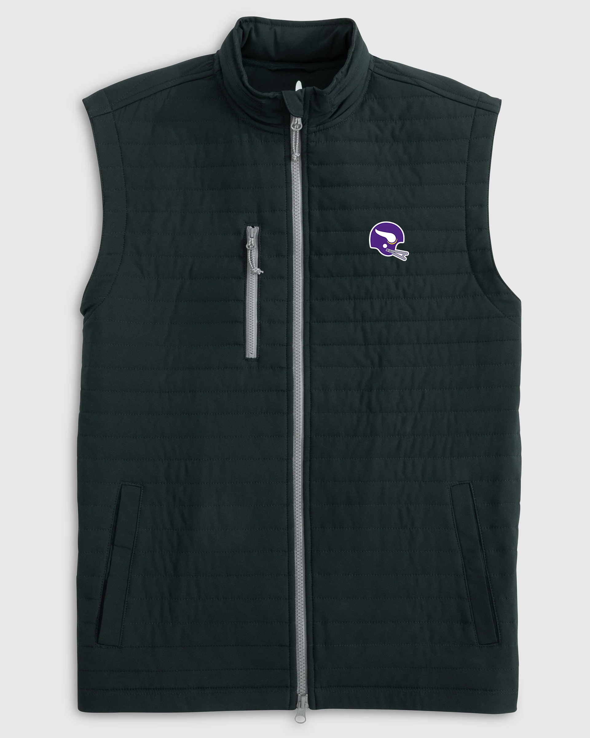 Minnesota Vikings Crosswind Quilted Performance Vest - Classic Logo