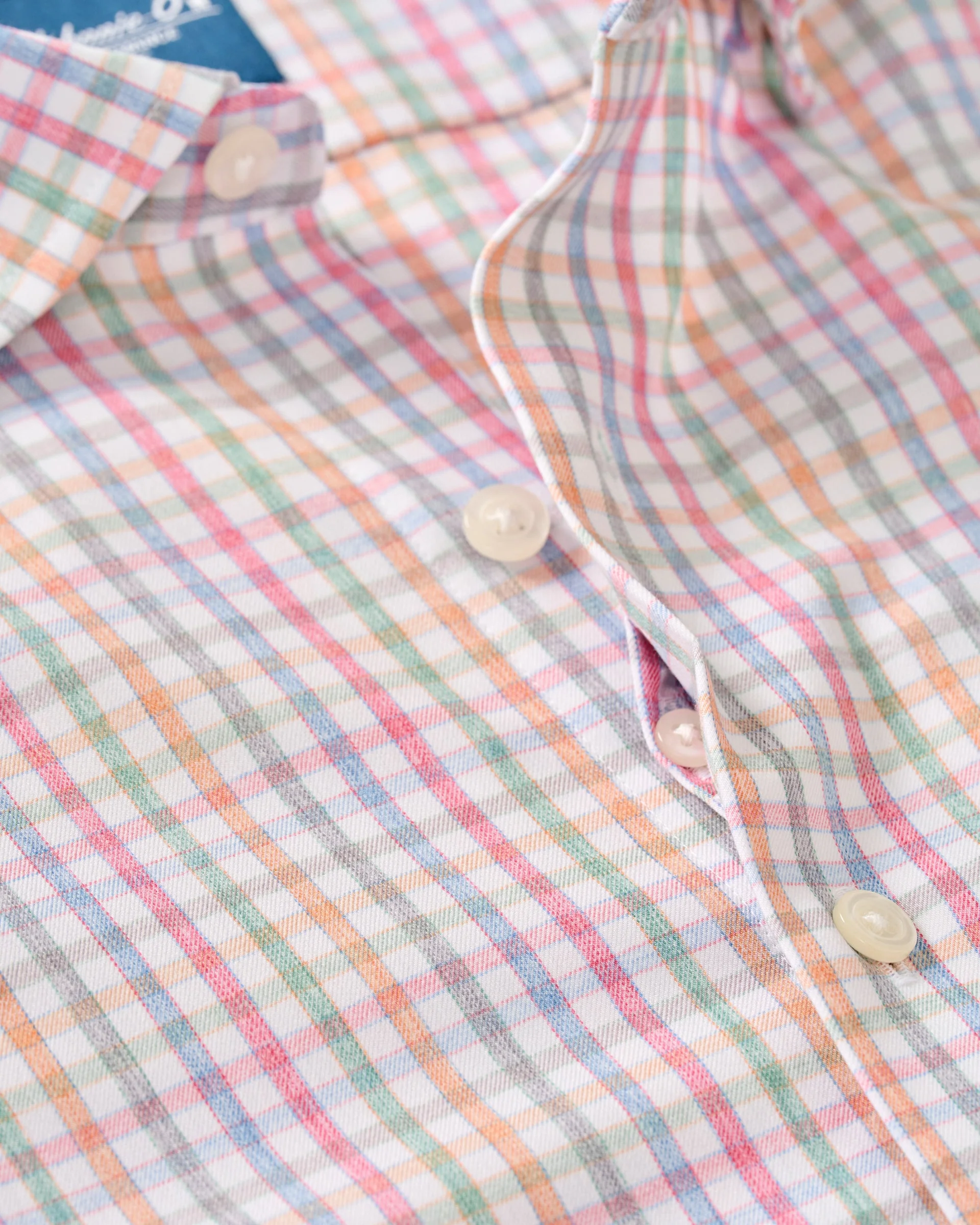 Everyday Performance Button Down Shirt - Albie Gingham - Image 7