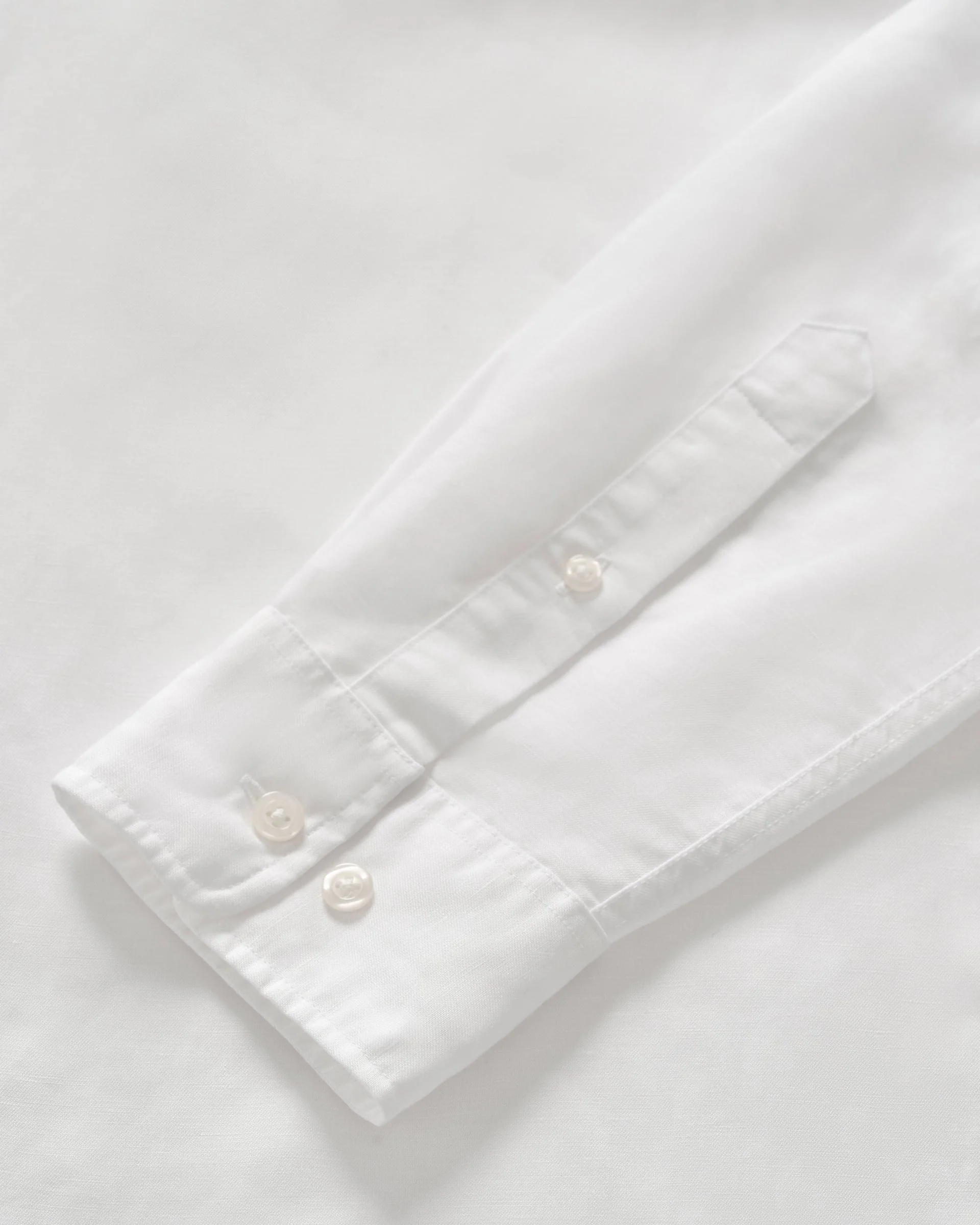 Linen Blend Button Down Shirt - McCarthy Solid - Image 8