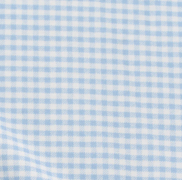 Fine Pique Knit Button Down Shirt - Albro Check - Image 10