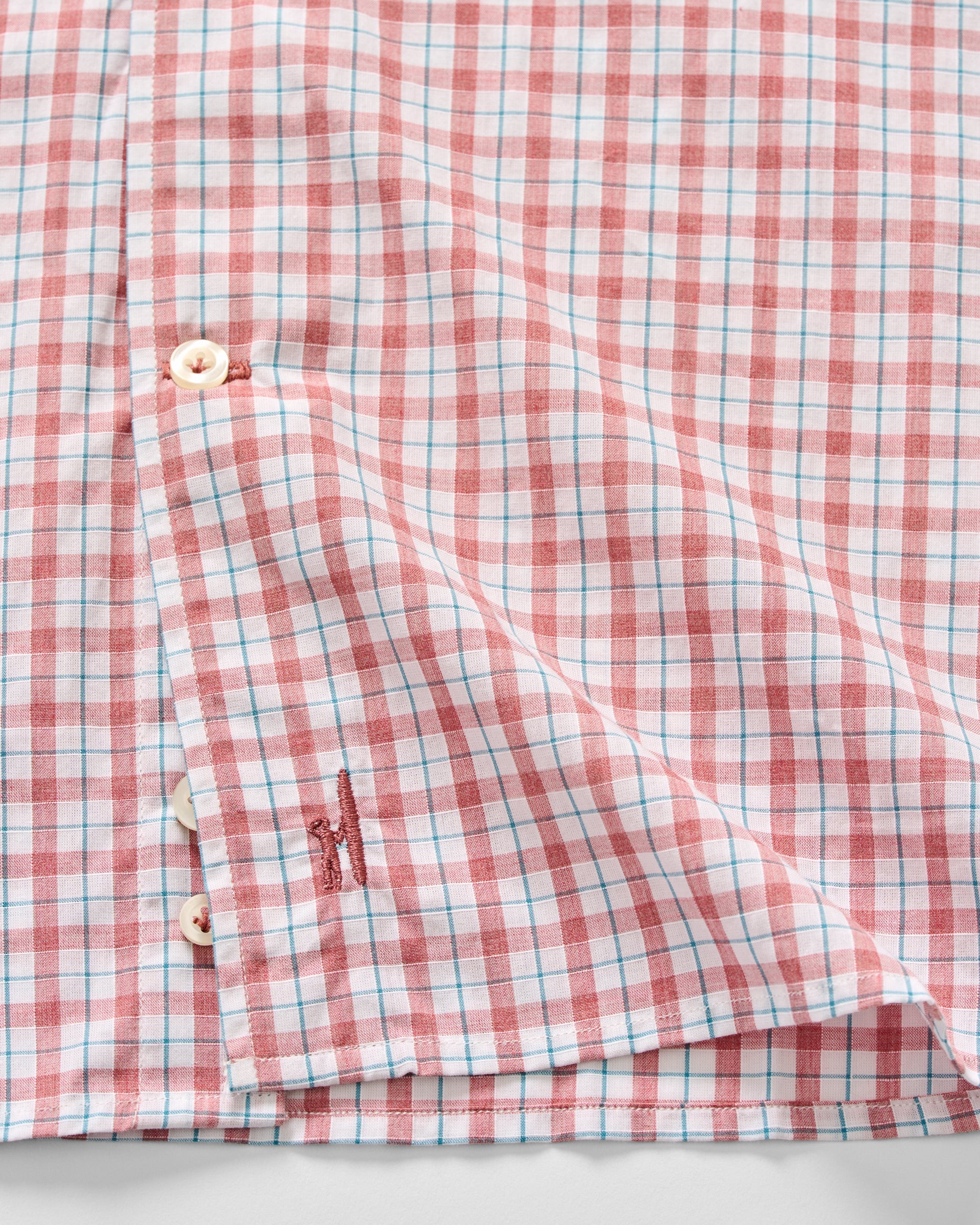 Cotton Button Down Shirt - Trauber Tattersall - Image 8