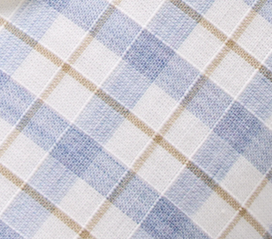 Cotton Button Down Shirt - Trauber Tattersall - Image 11