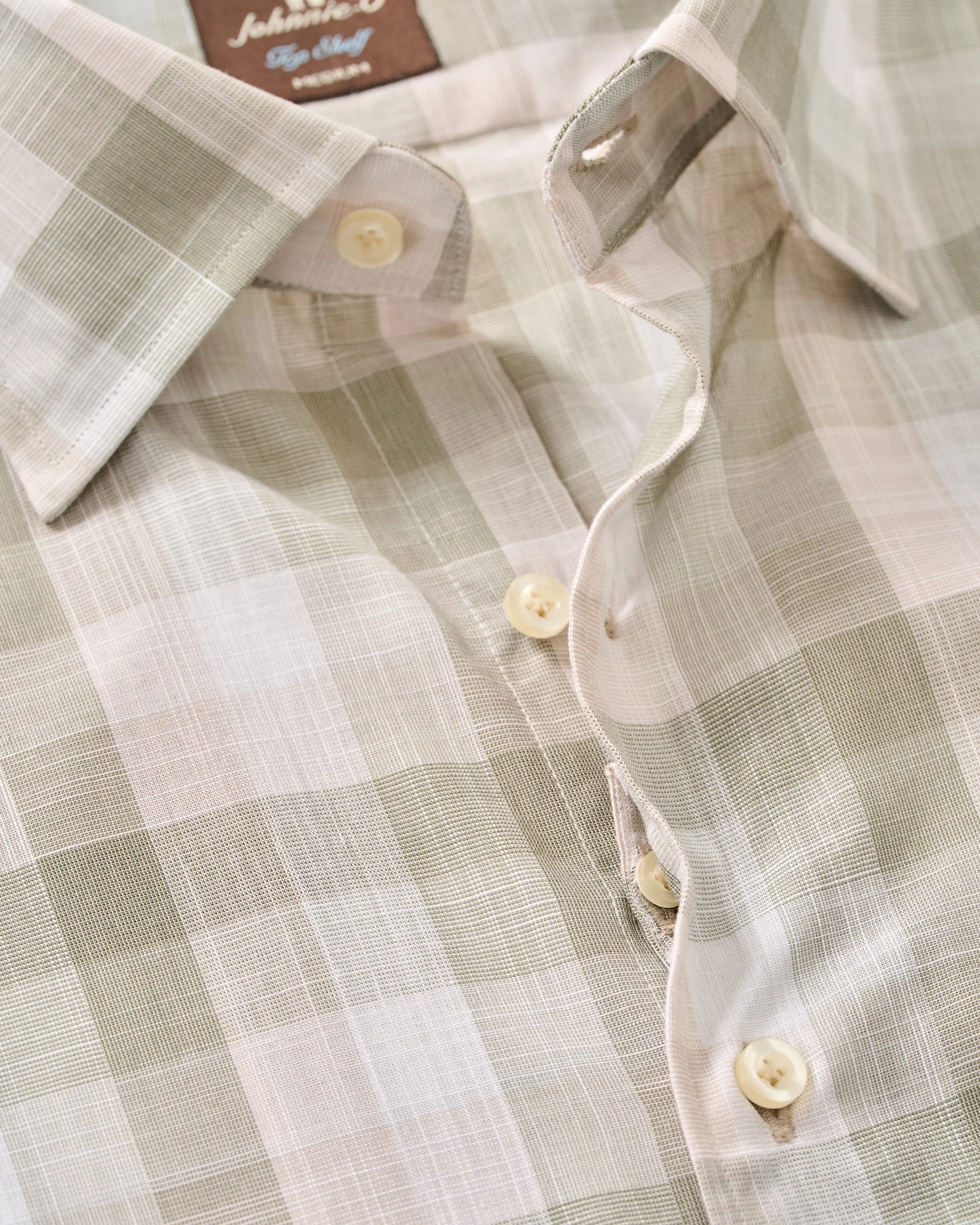 Cotton Button Down Shirt - Umstead Plaid - Image 7