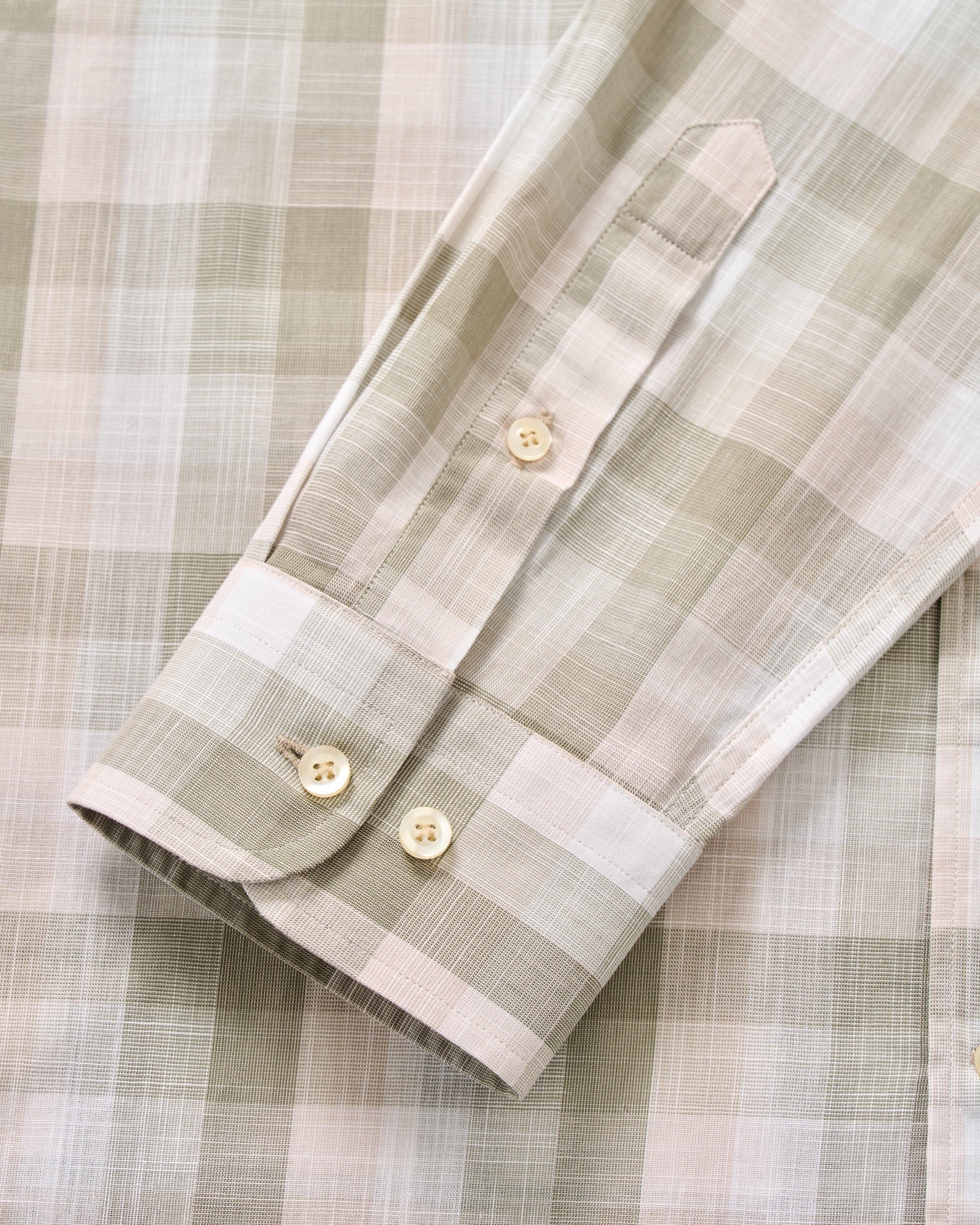 Cotton Button Down Shirt - Umstead Plaid - Image 8