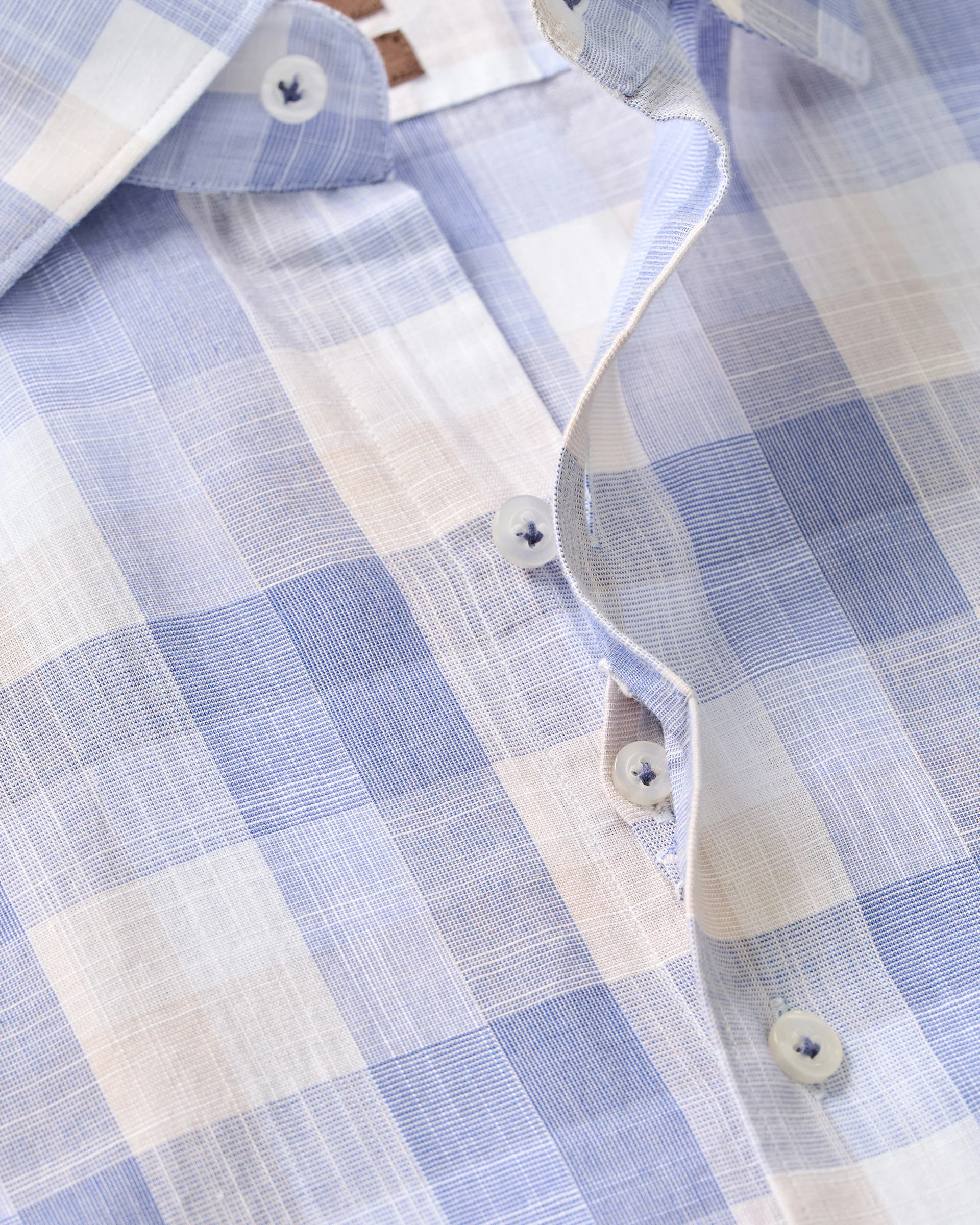 Cotton Button Down Shirt - Umstead Plaid - Image 7
