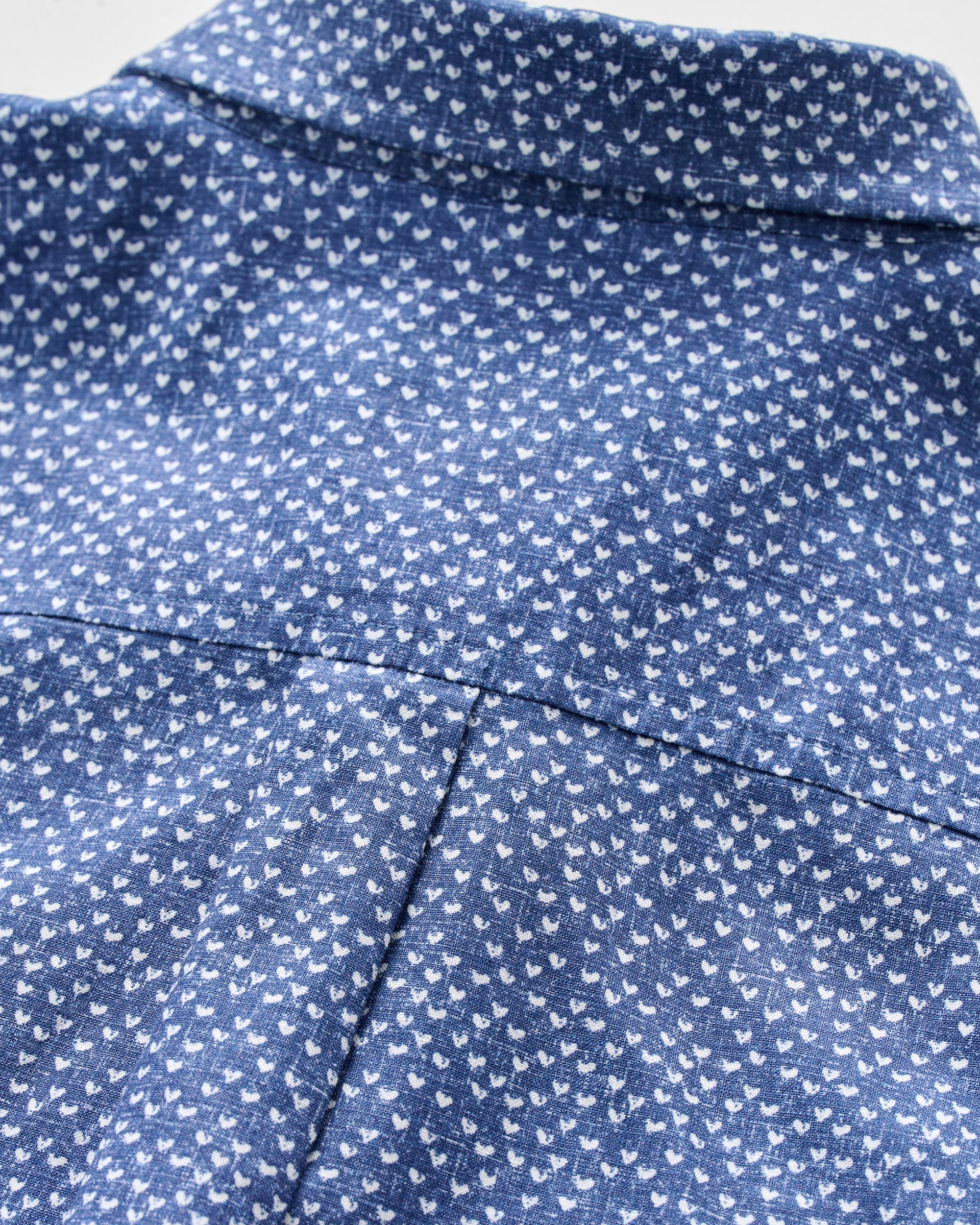 Cotton Blend Short Sleeve Button Down Shirt - Patel Printed Slub Cotton - Image 8