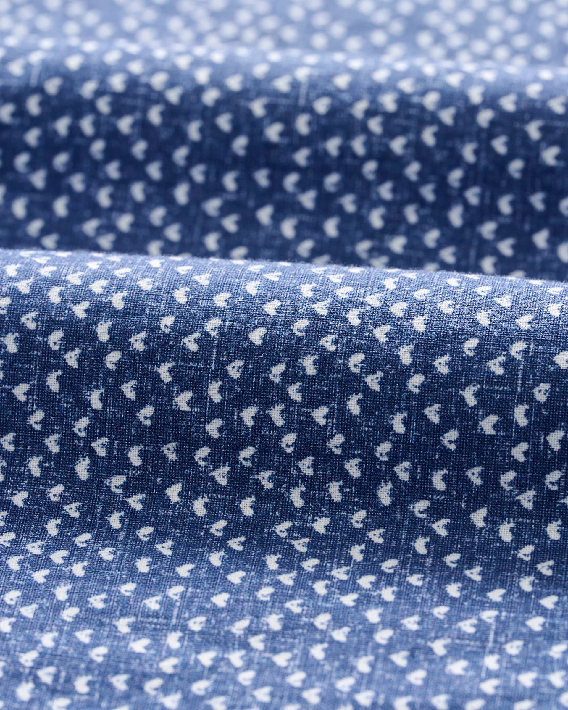 Cotton Blend Short Sleeve Button Down Shirt - Patel Printed Slub Cotton - Image 9