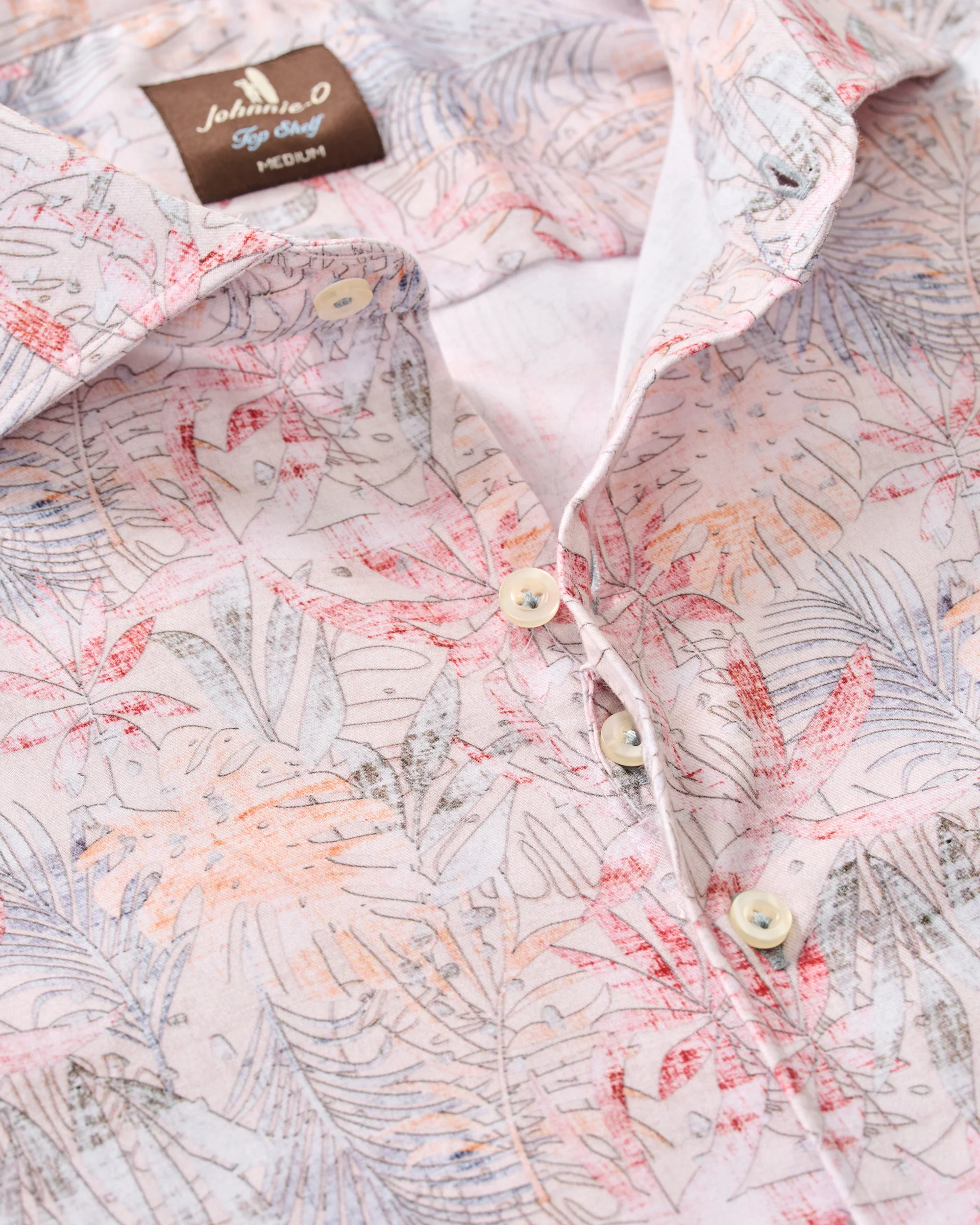 Tencel Blend Short Sleeve Button Down Shirt - Guffey Printed - Image 5