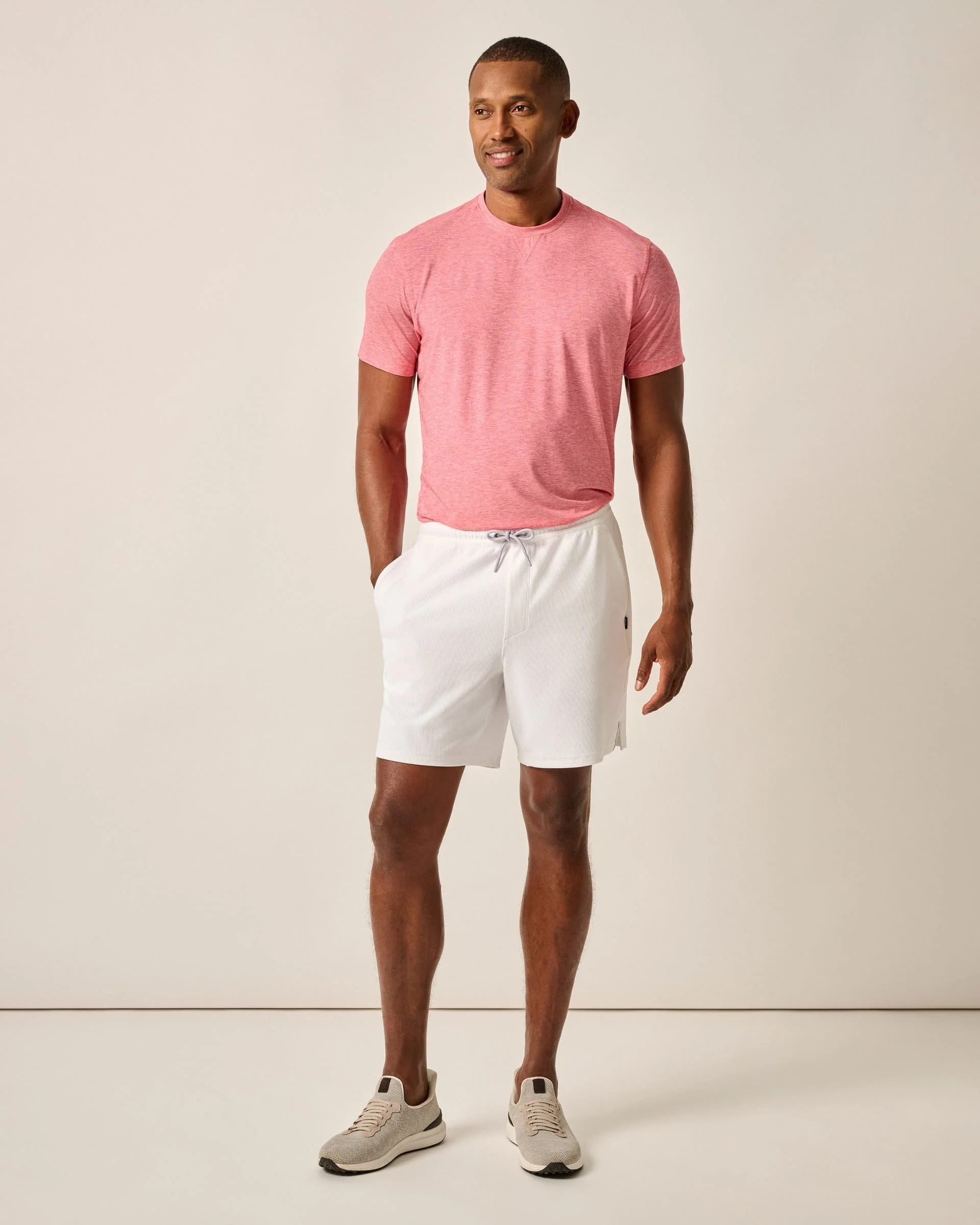 Jumpin Ribbed Knit Performance Shorts - Image 7