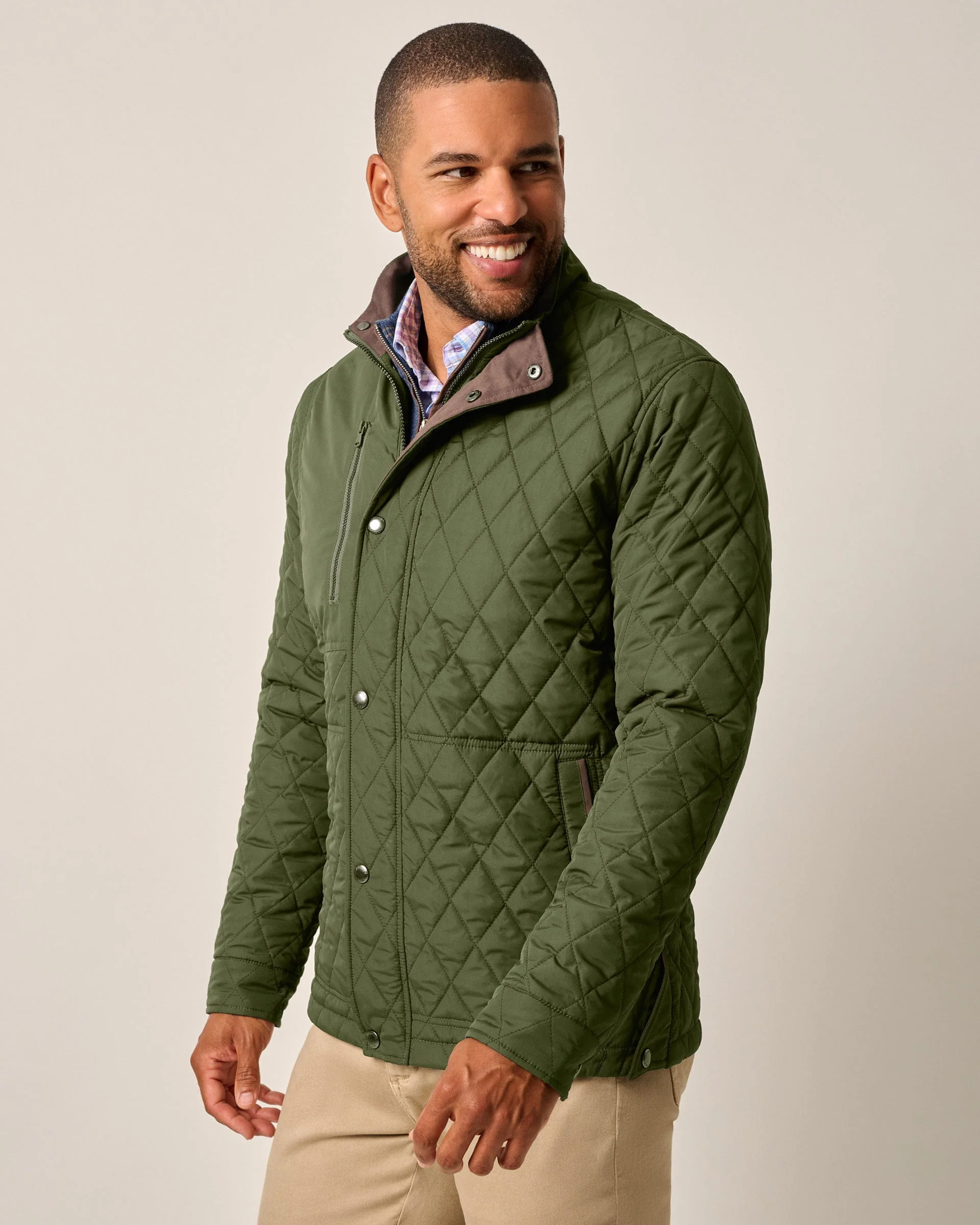 Juno Quilted Snap Jacket - Image 3