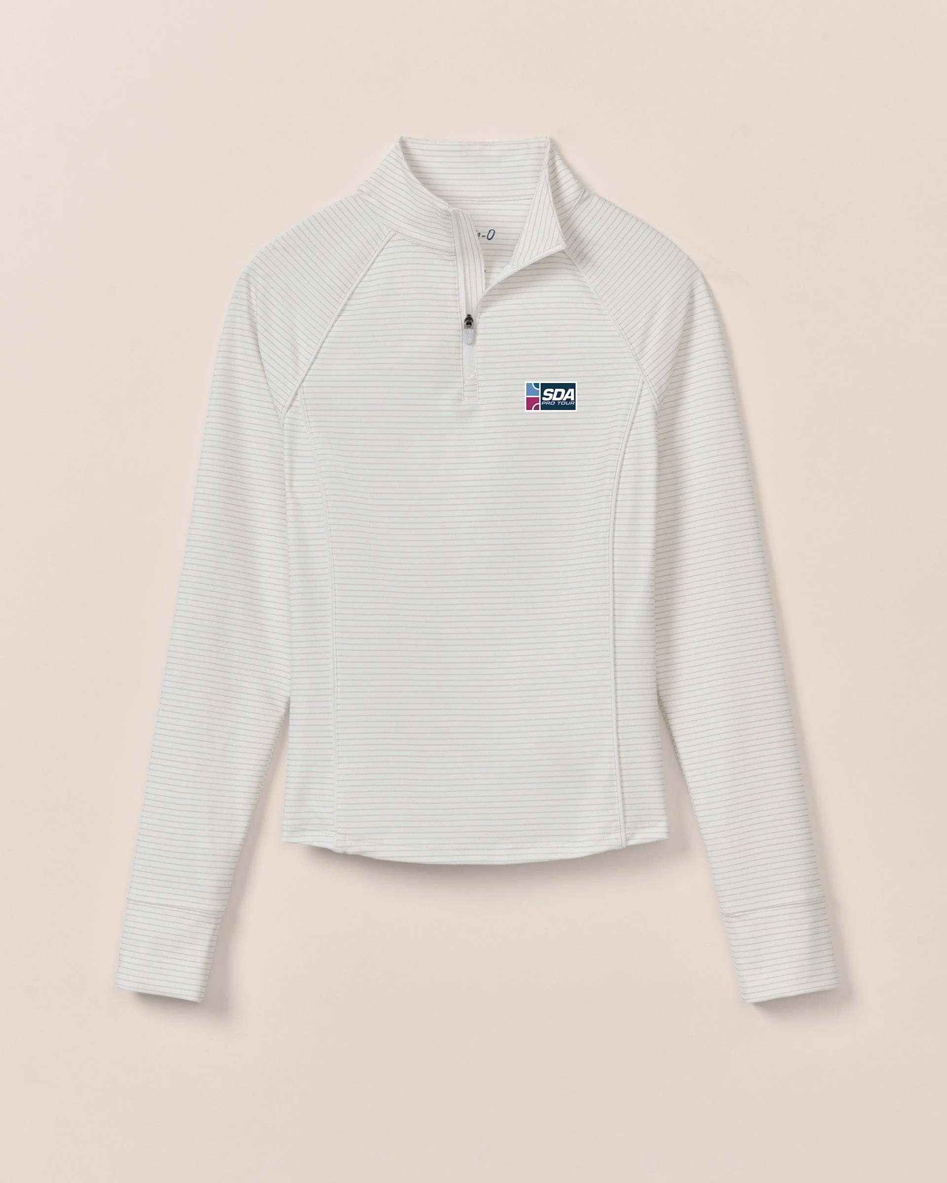 Women's SDA Jasmine Striped Performance 1/4 Zip - Image 2