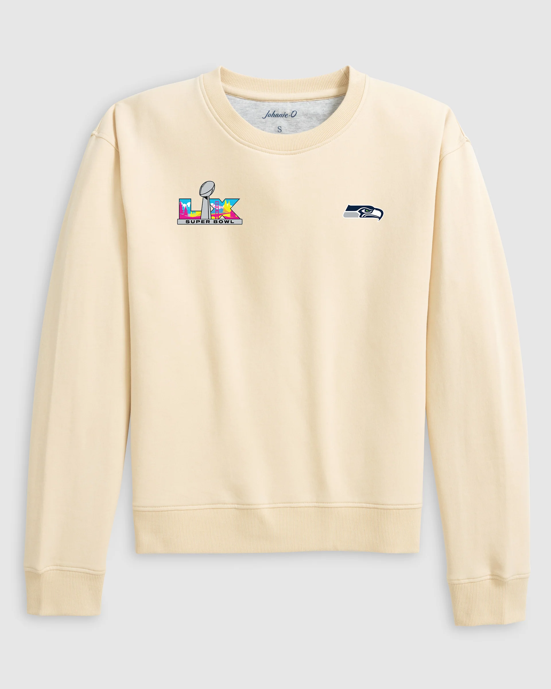 Women's Seattle Seahawks Penny Crewneck Sweatshirt - Super Bowl LX Logo