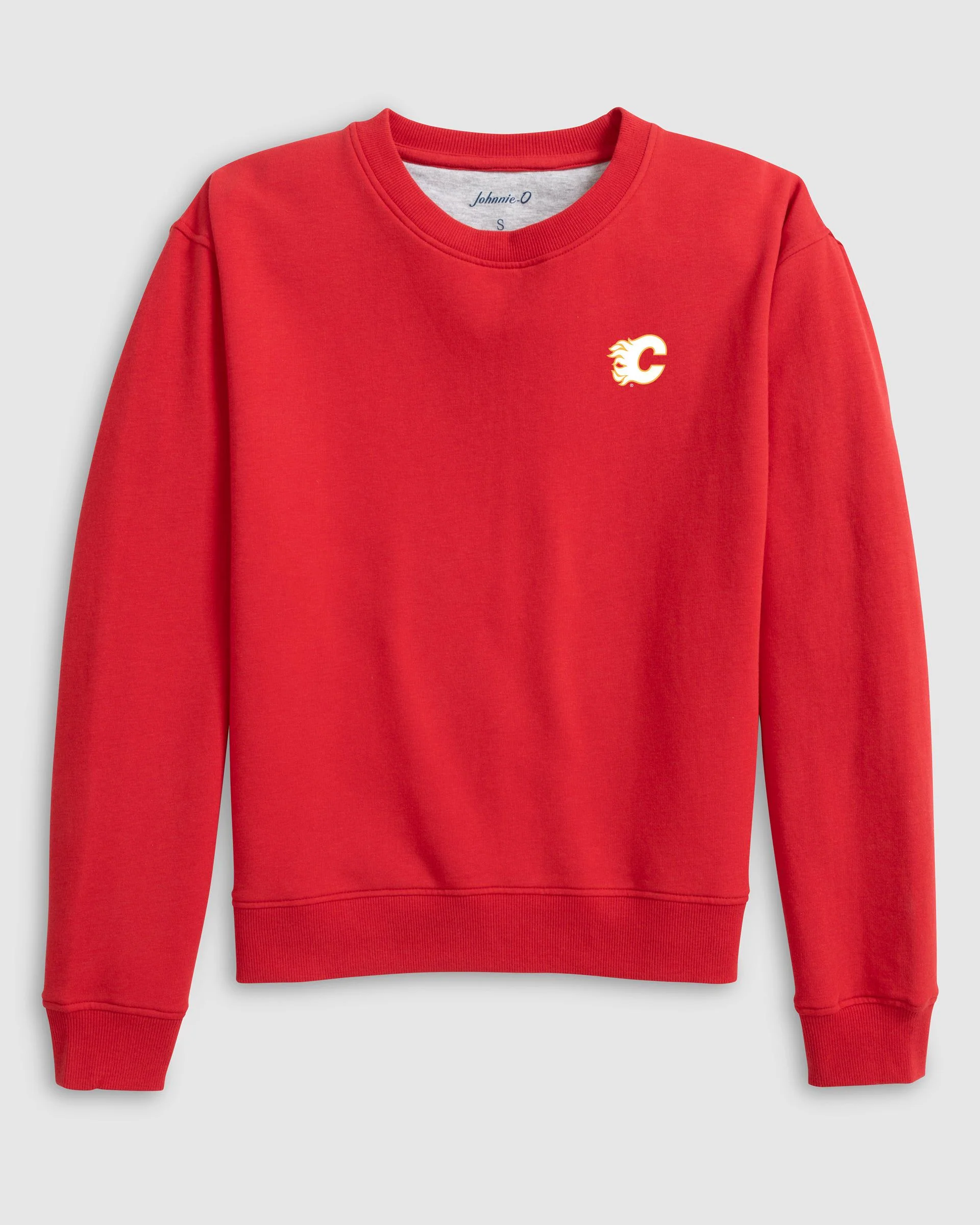 Women's Calgary Flames Penny Crewneck Sweatshirt - Image 4