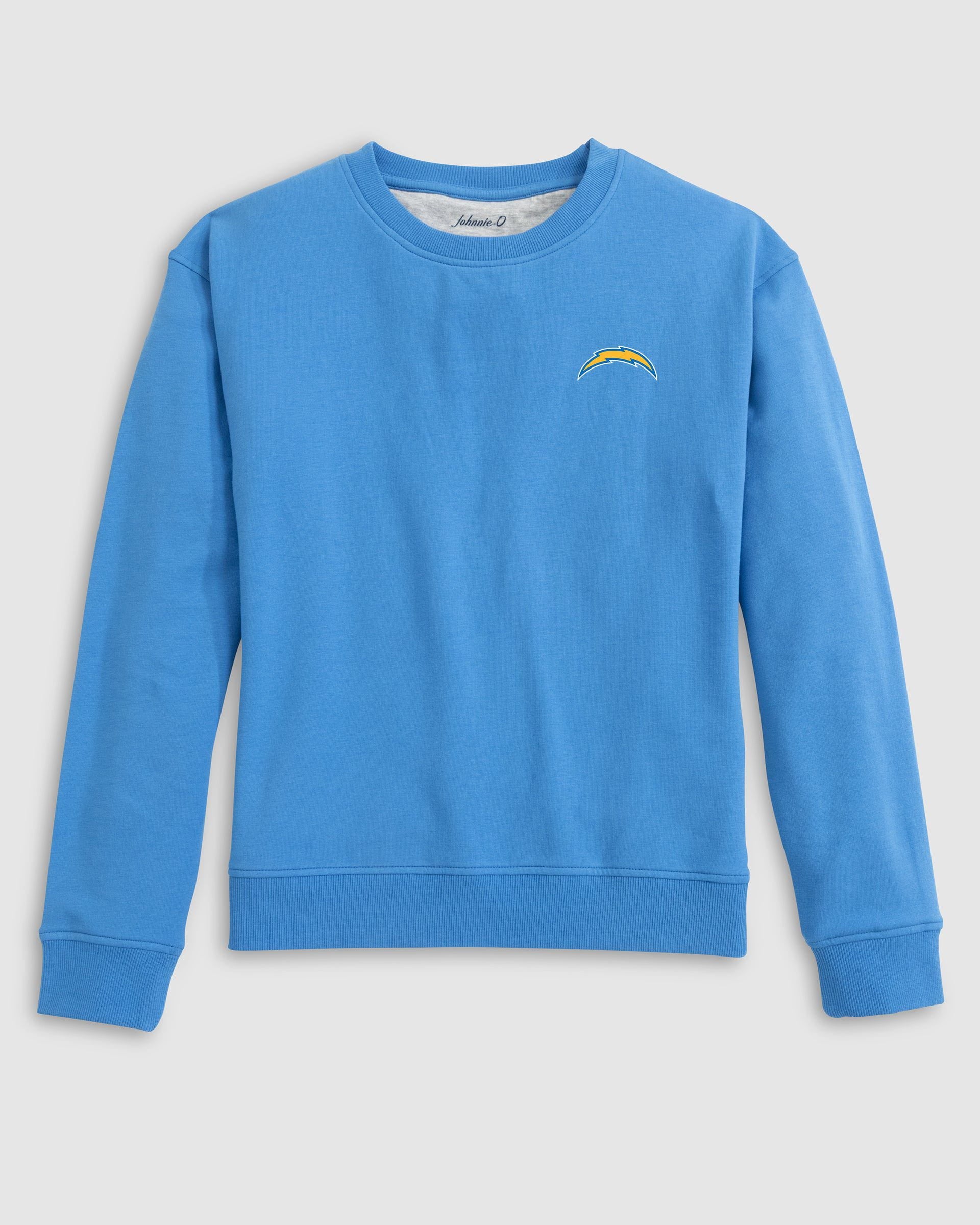 Women's Los Angeles Chargers Penny Crewneck Sweatshirt - Image 2