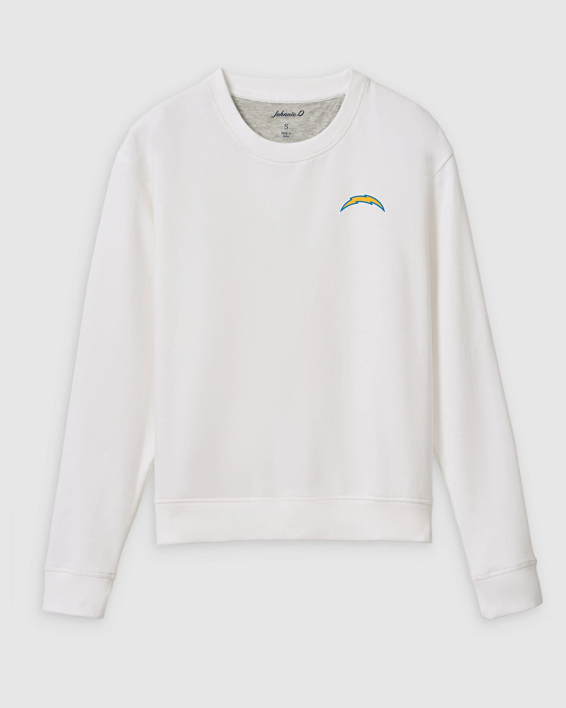 Women's Los Angeles Chargers Penny Crewneck Sweatshirt - Image 4