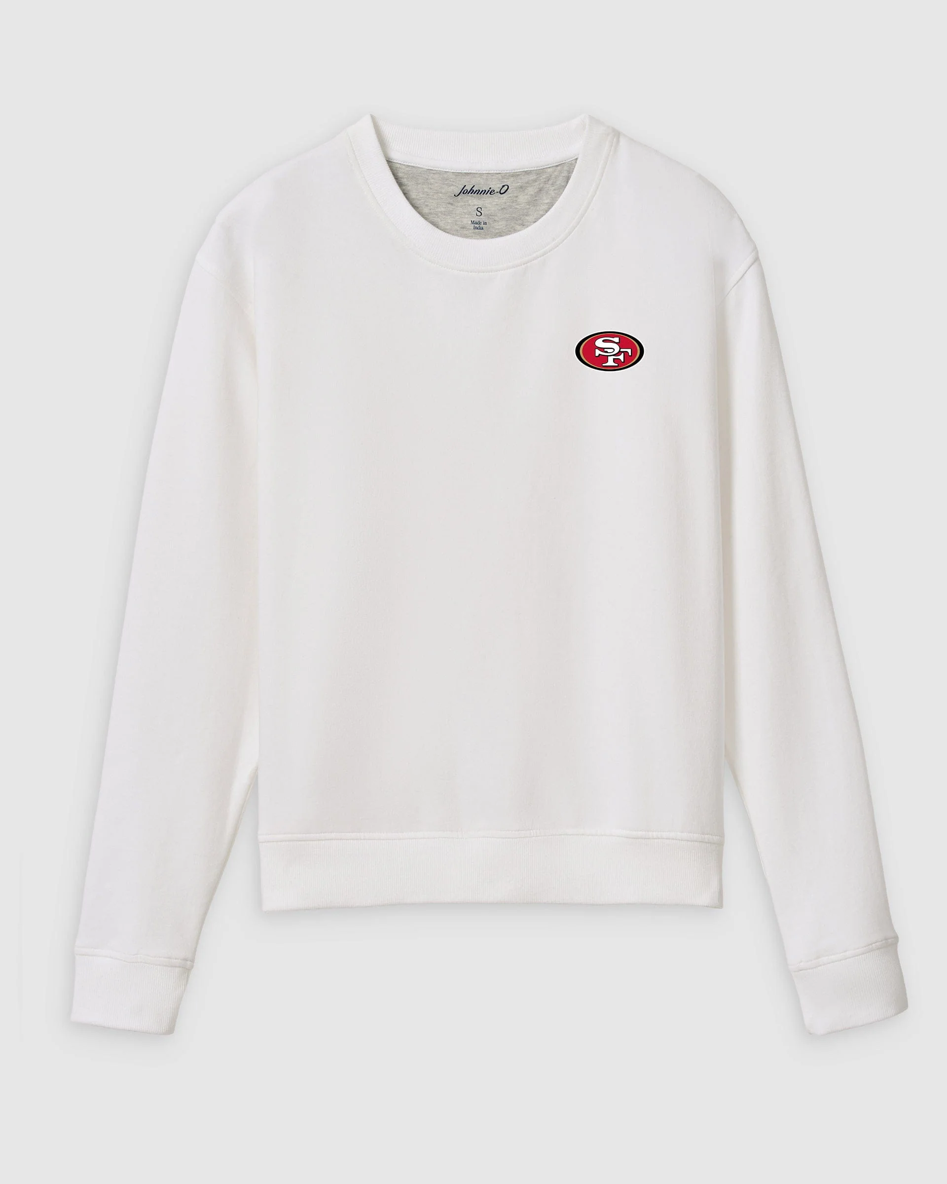 Women's San Francisco 49ers Penny Crewneck Sweatshirt - Image 4