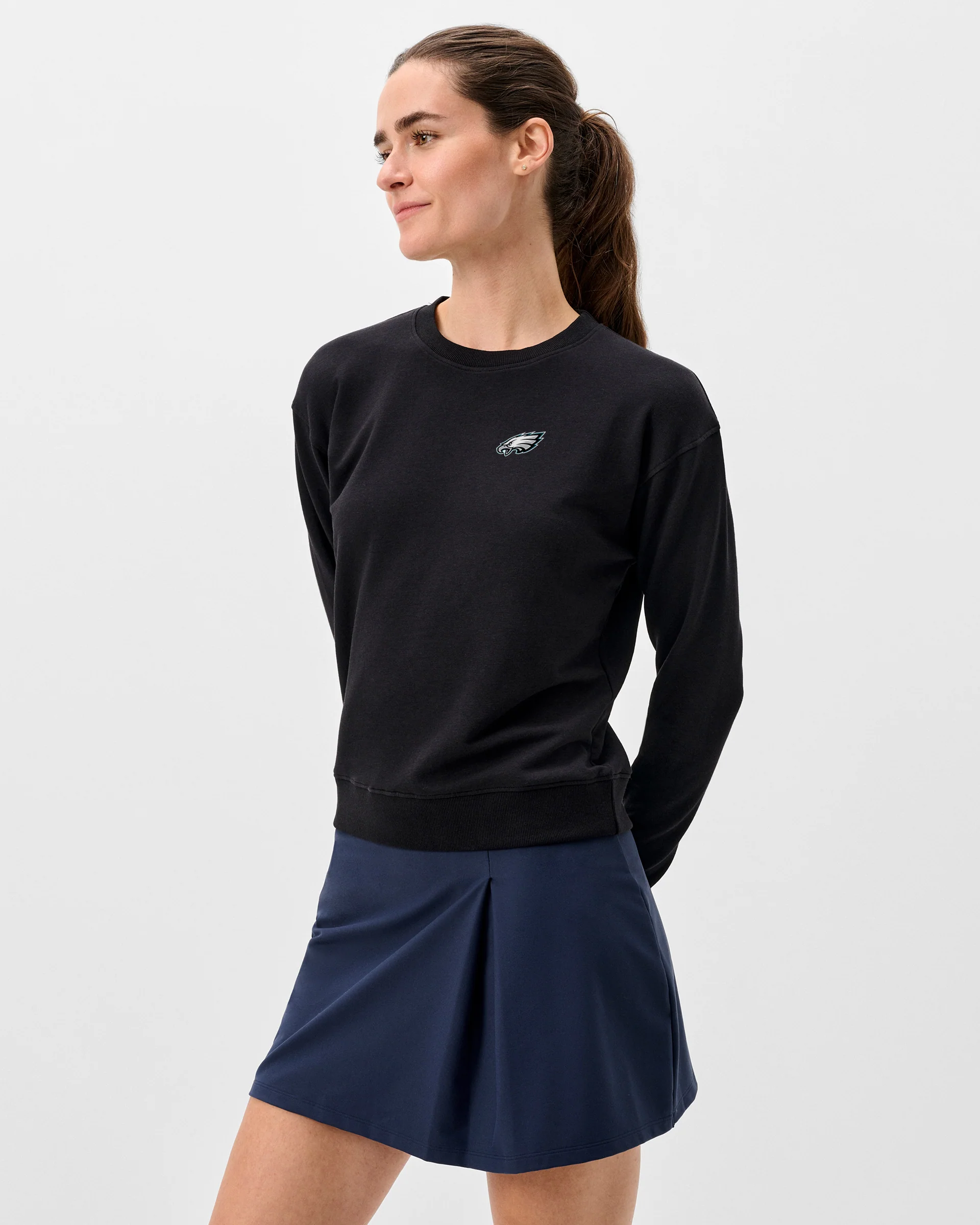 Women's Philadelphia Eagles Penny Crewneck Sweatshirt - Image 9