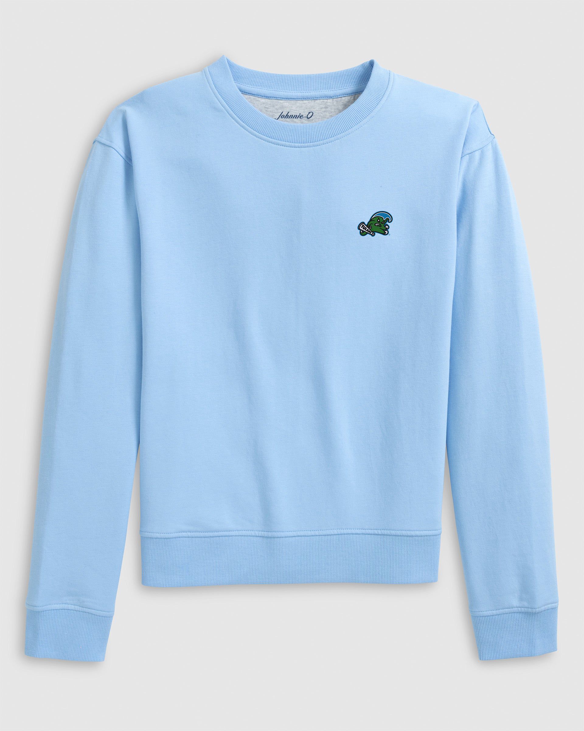 Women's Tulane Penny Crewneck Sweatshirt - Angry Wave Logo - Image 3