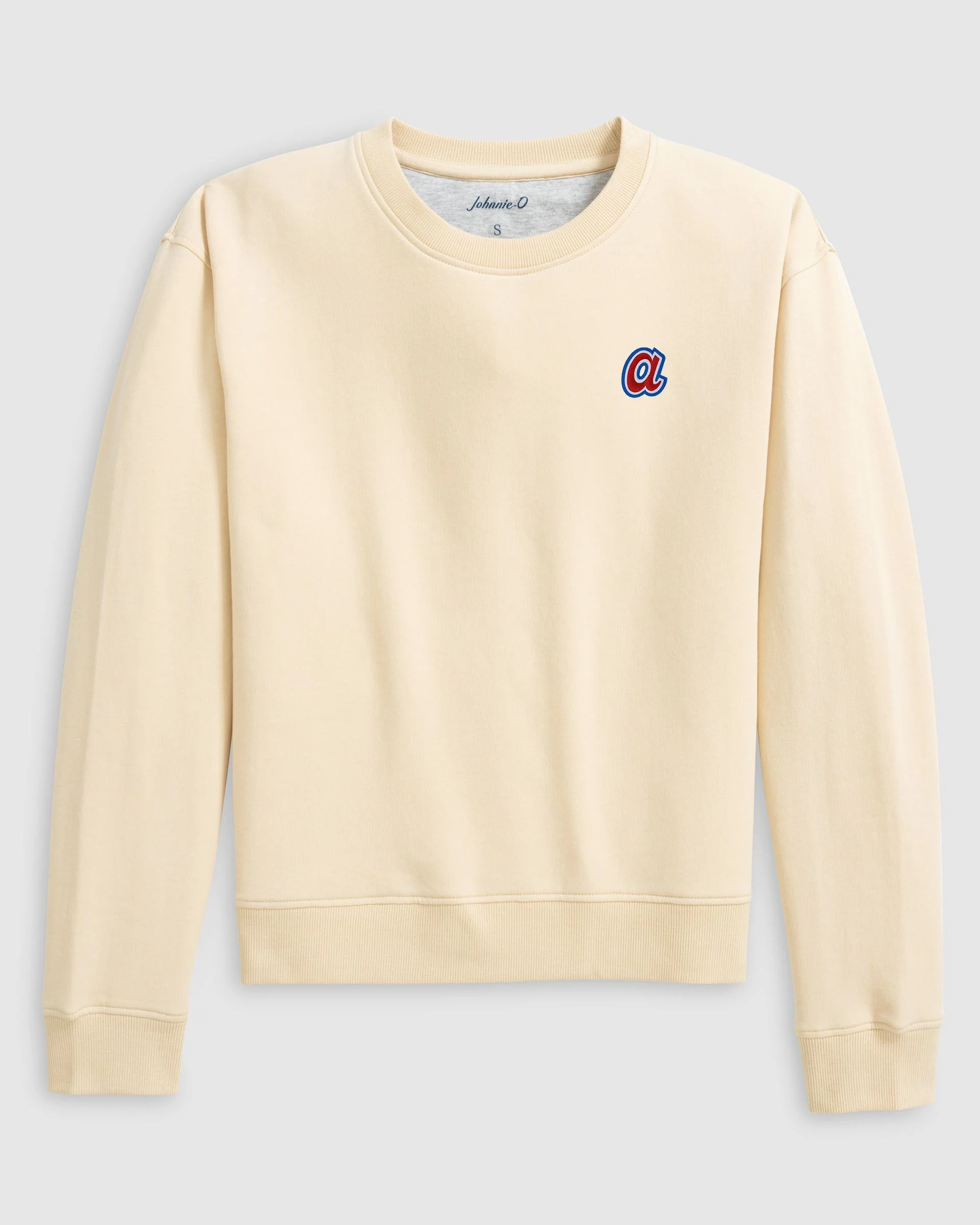Women's Atlanta Braves Penny Crewneck Sweatshirt - Cooperstown Logo - Image 3