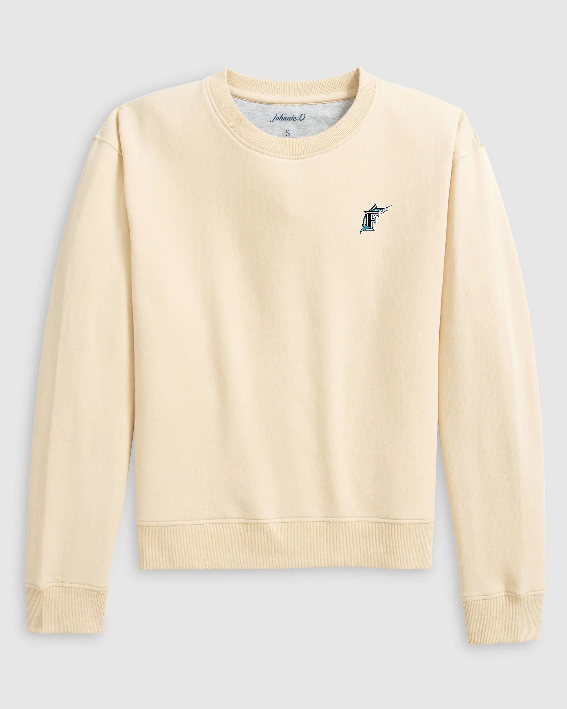 Women's Miami Marlins Penny Crewneck Sweatshirt - Cooperstown Logo