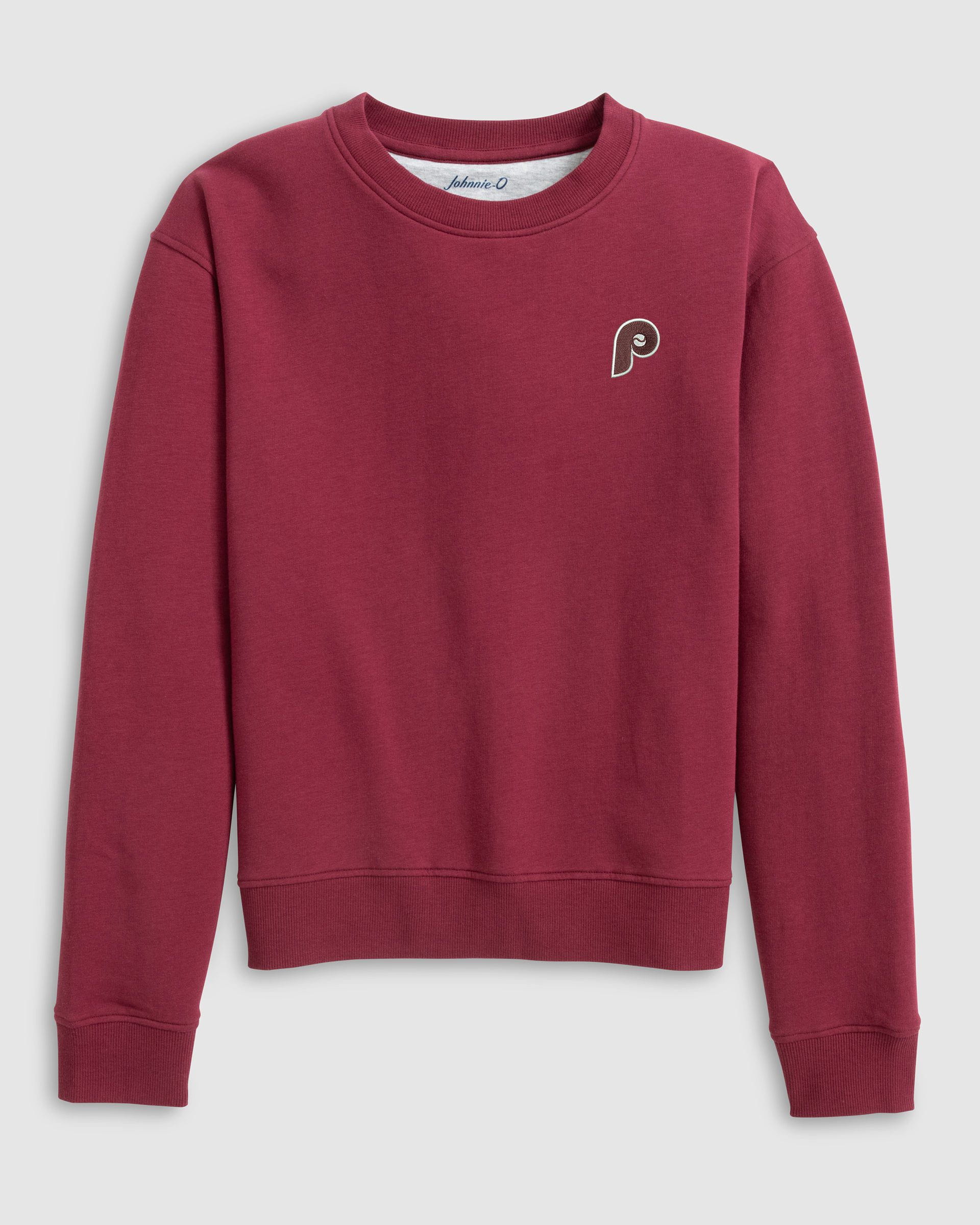 Women's Philadelphia Phillies Penny Crewneck Sweatshirt - Cooperstown Logo - Image 3