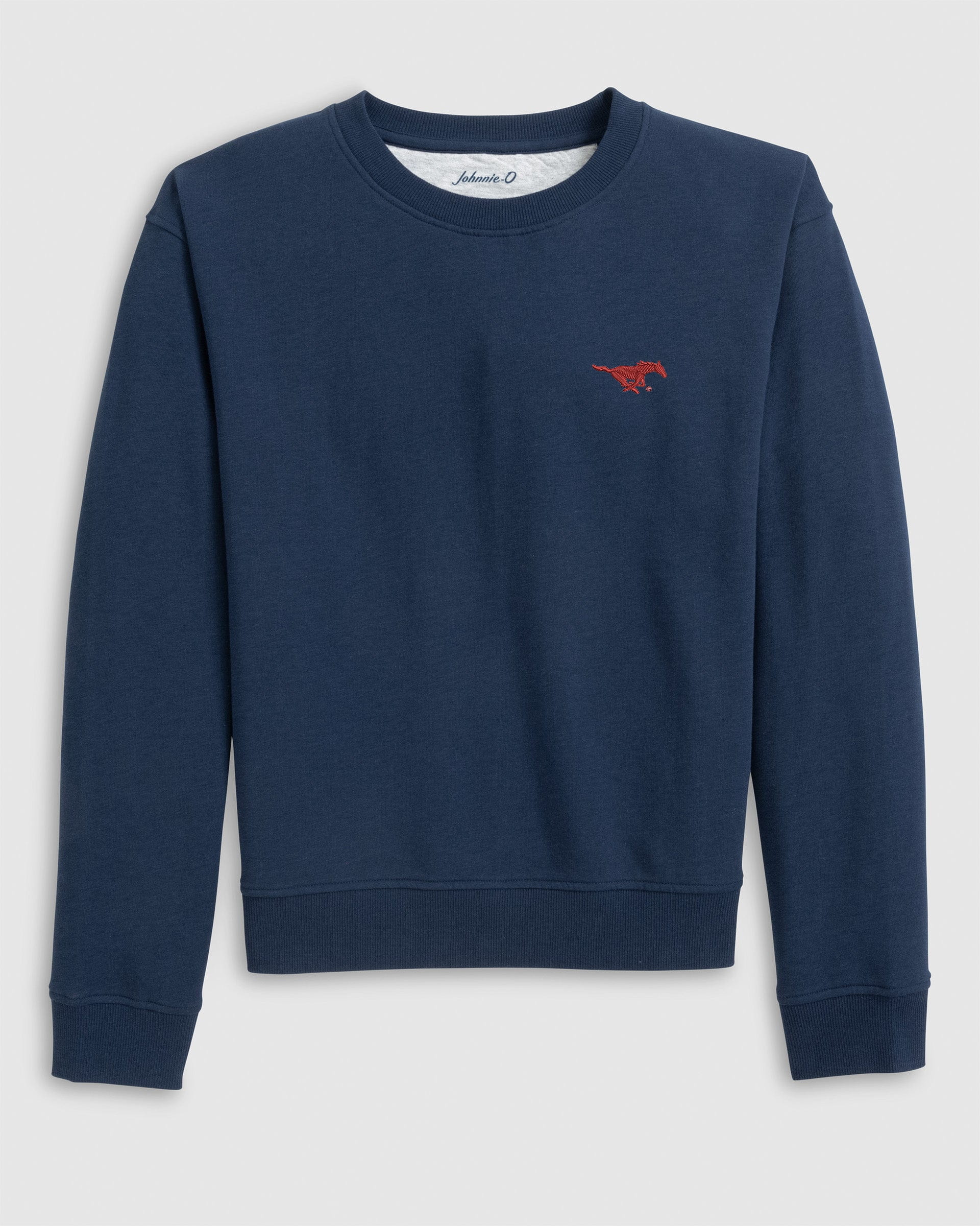 Women's Southern Methodist Penny Crewneck Sweatshirt - Image 4