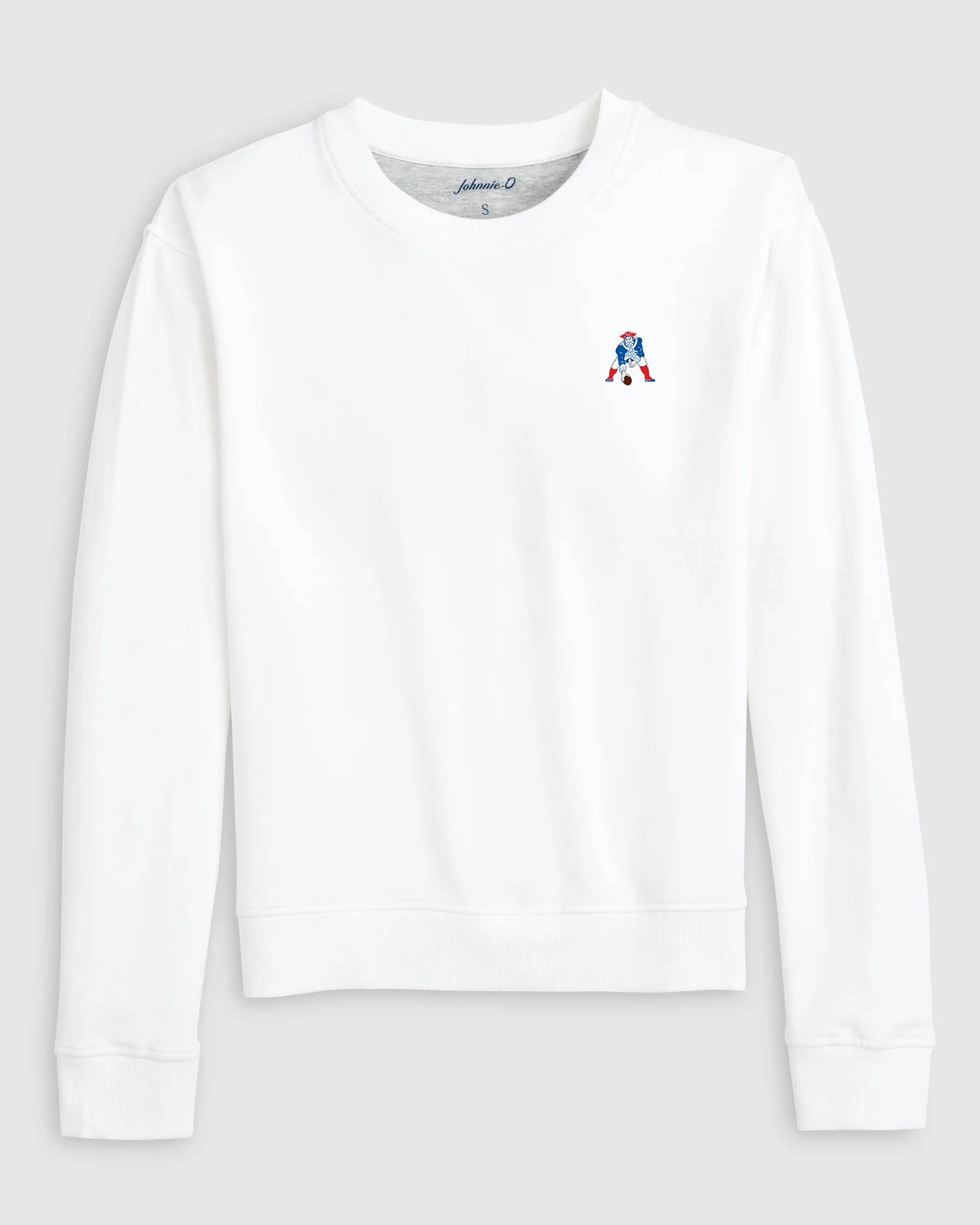 Women's New England Patriots Penny Crewneck Sweatshirt - Classic Logo - Image 5