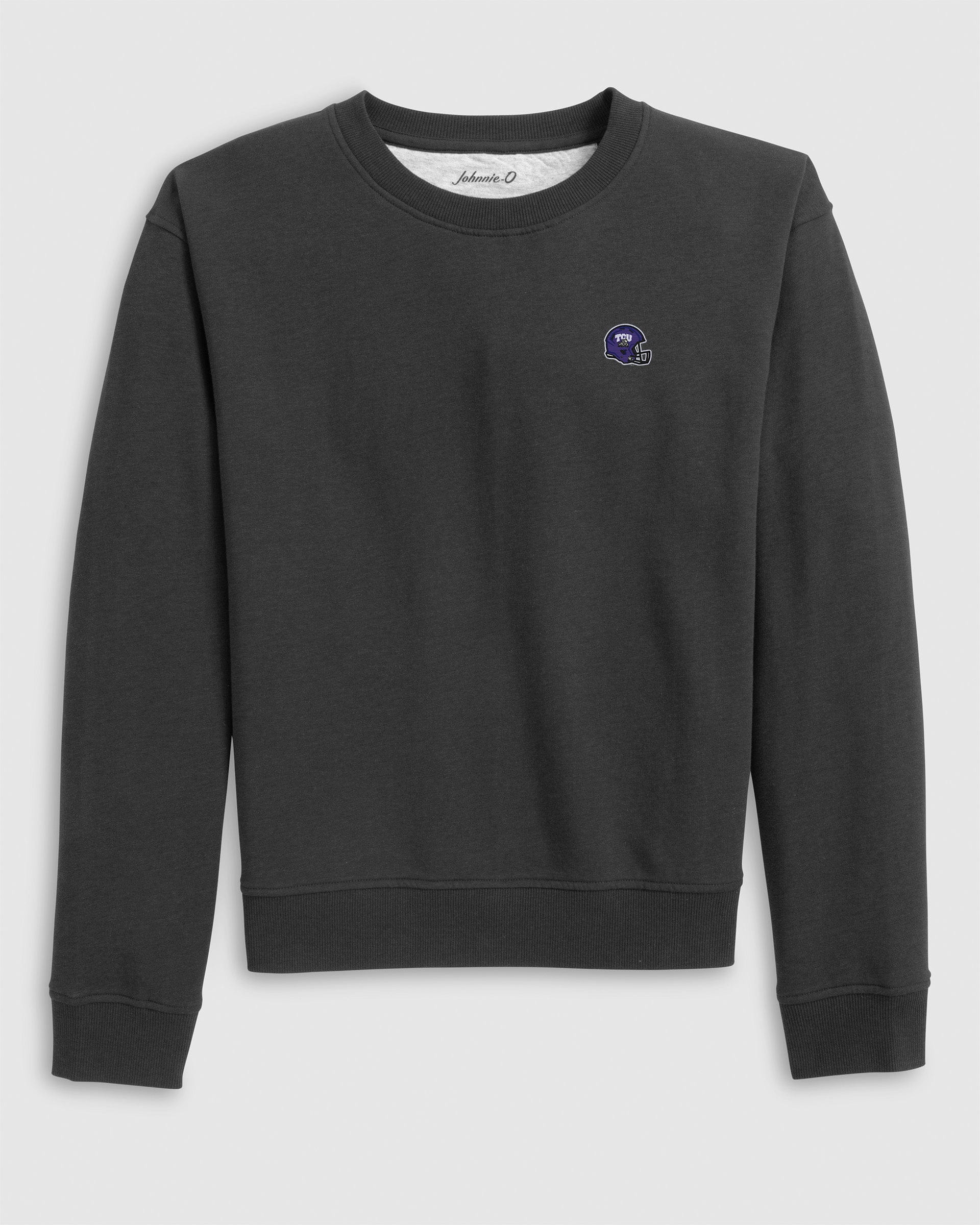 Women's Texas Christian Penny Crewneck Sweatshirt - Helmet Logo - Image 4