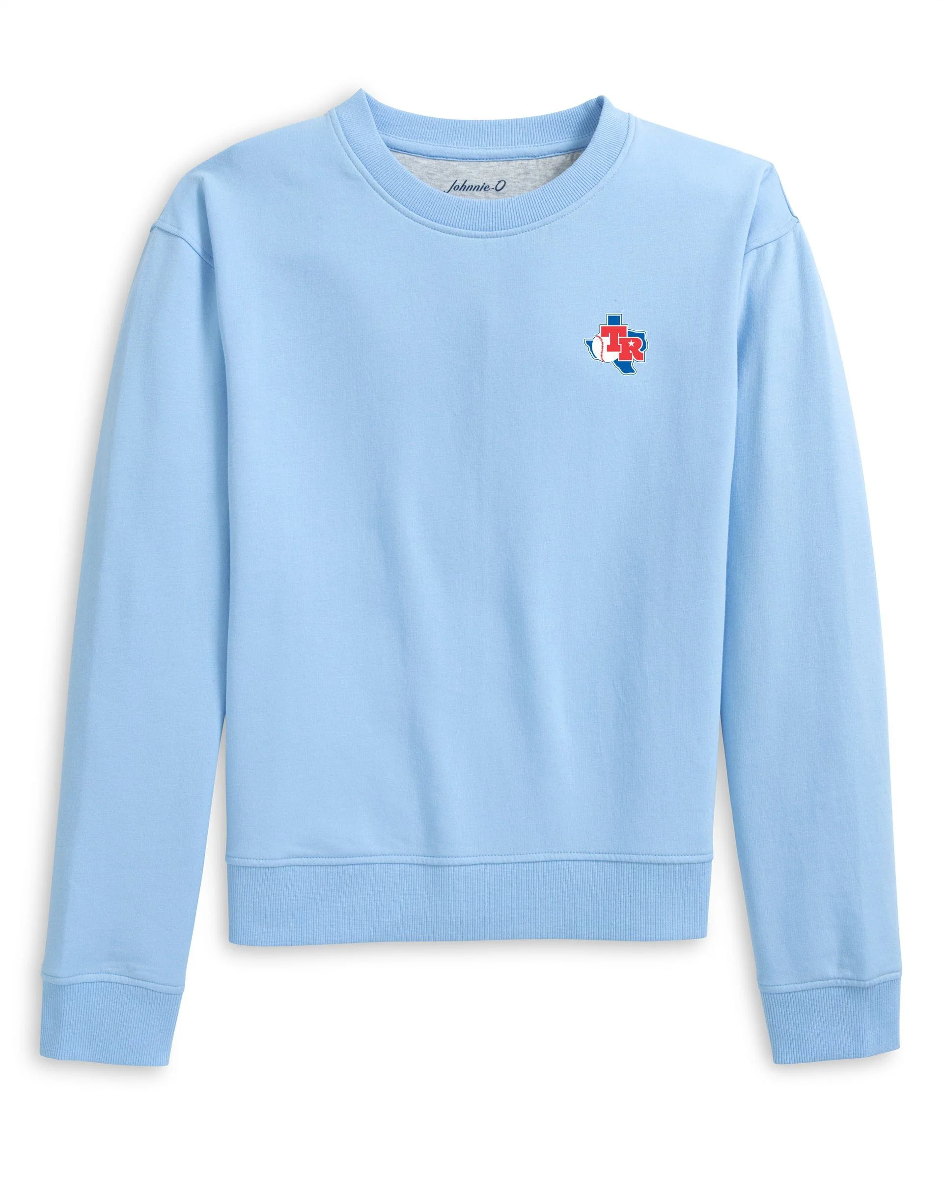 Women's Texas Rangers Penny Crewneck Sweatshirt - Cooperstown Logo - Image 2