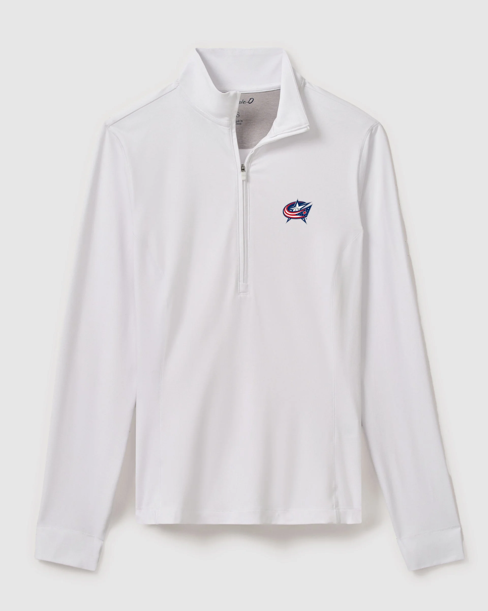Women's Columbus Blue Jackets Susie Performance 1/4 Zip - Image 4