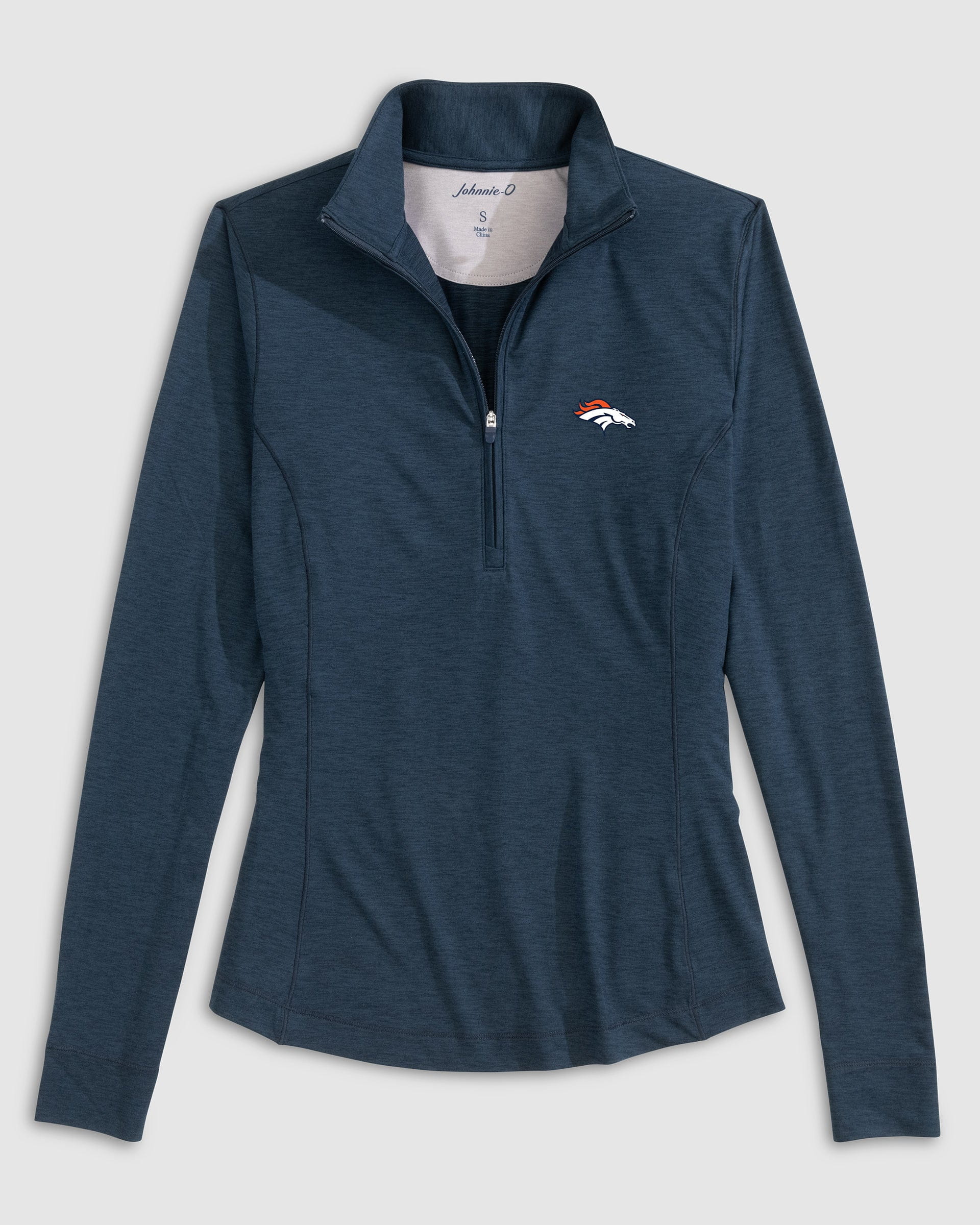 Women's Denver Broncos Susie Performance 1/4 Zip - Image 2